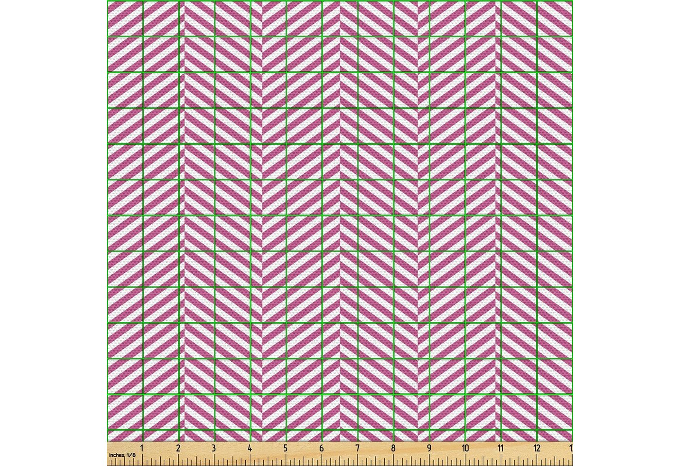 Thumbnail - Abakuhaus Stoff Schön Gewebten Stoff für Polster und Wohnaccessoires, Winkel Abstrakt Geometric Design