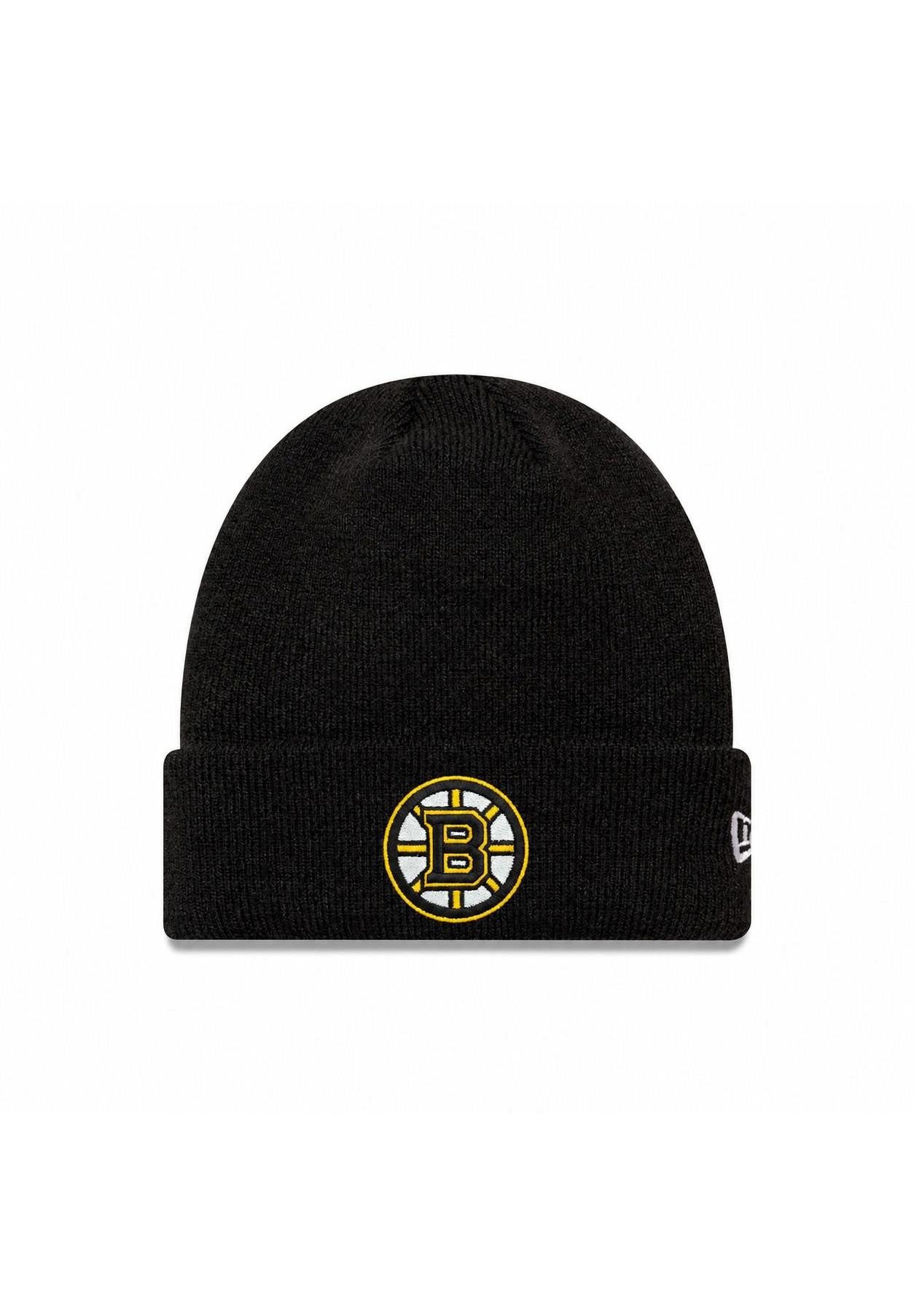New Era Beanie Boston Bruins New Era NHL Cuff Knit Beanie Schwarz (1-St)