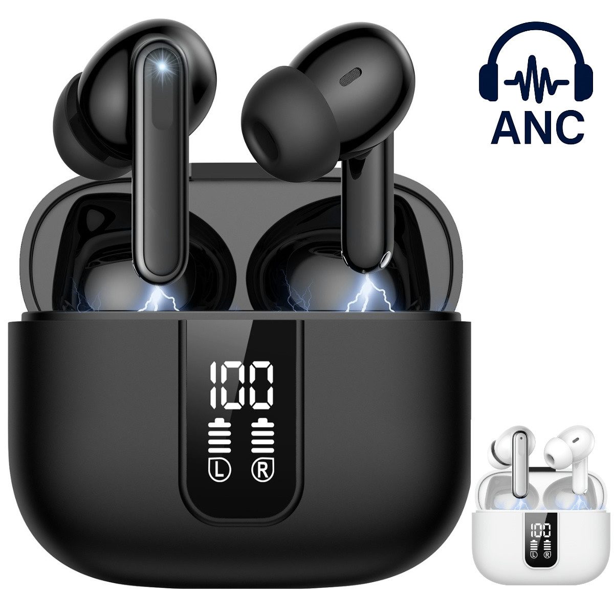 2025 TWS Stereo Earbuds Ohrhörer Sport Kopfhörer Bluetooth-Kopfhörer