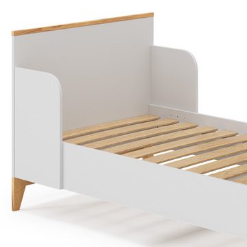 VitaliSpa® Kinderbett Kinderbett 160x80 Malia Weiß/Eiche