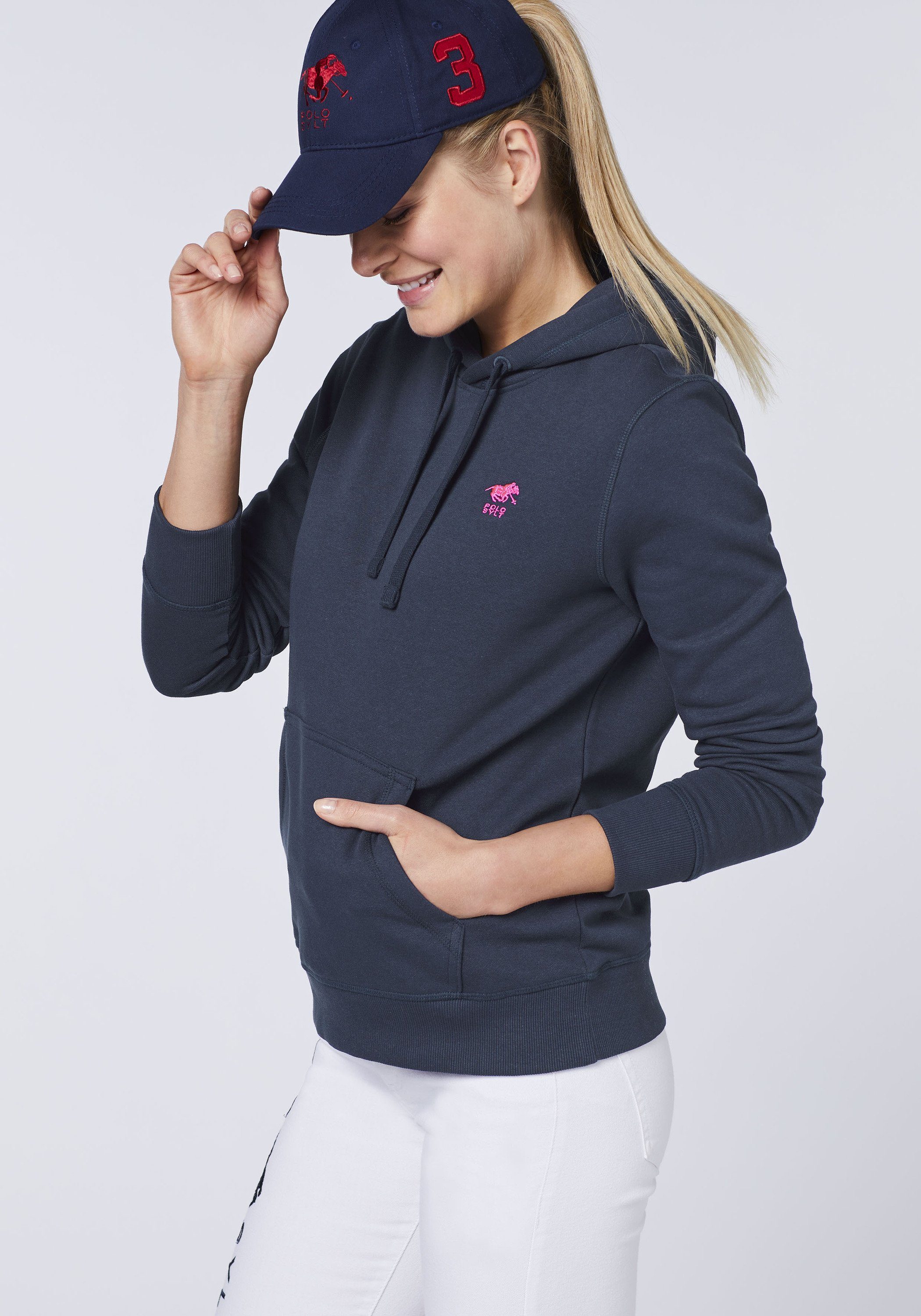 Polo Sylt Kapuzensweatshirt mit Logo-Stickerei