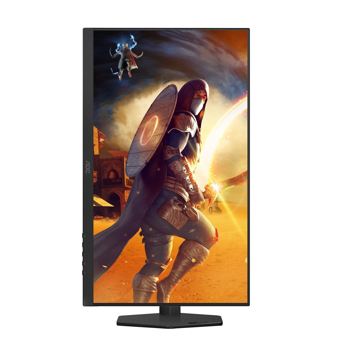 AOC Q27G4ZR Gaming-Monitor (68,6 cm/27 ", 2560 x 1440 px, QHD, 0,3 ms Reaktionszeit, 240 Hz, Fast-IPS, neig, schwenk-, höhenverstellbar, Pivot)