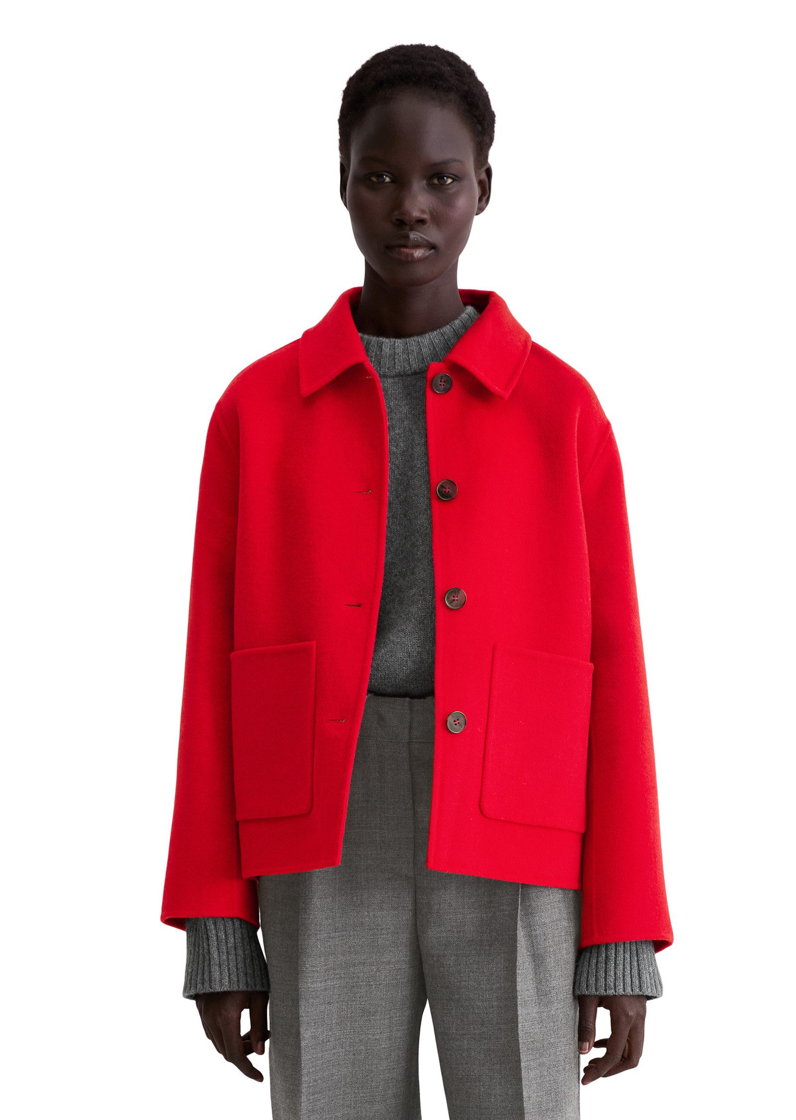 Marc O'Polo Outdoorjacke aus edlem Woll-Doubleface günstig online kaufen