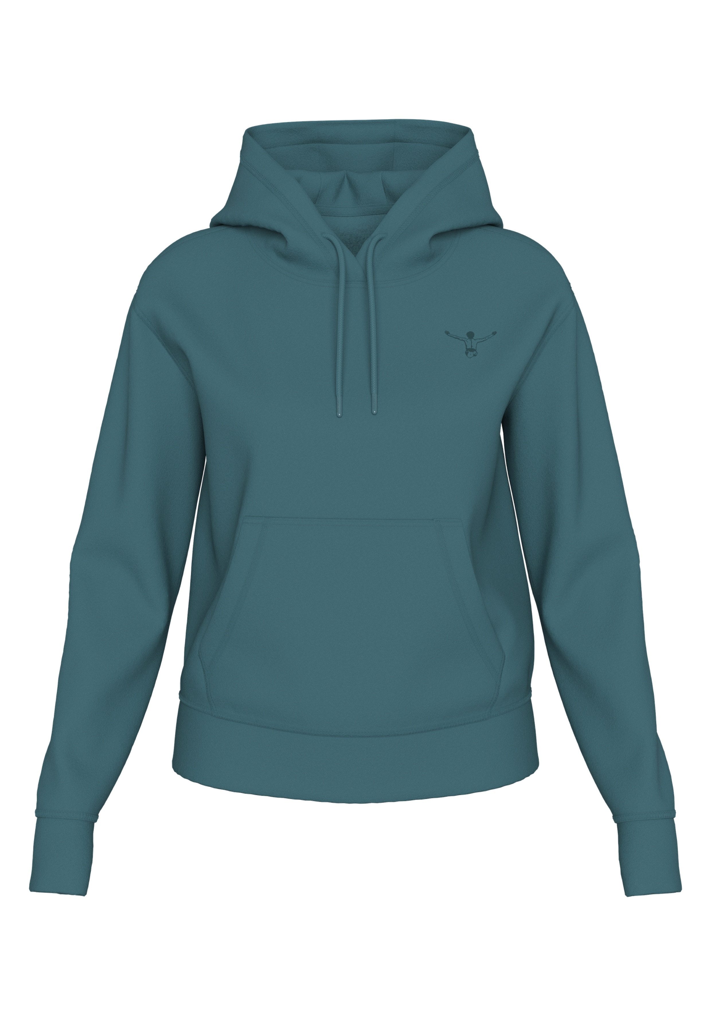 Chiemsee Kapuzensweatshirt - mit großem, tonalen Logo Rubber Print
