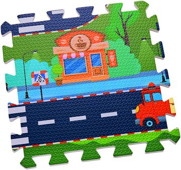 Knorrtoys® Puzzle Straße, 12 Puzzleteile, Puzzlematte, Bodenpuzzle