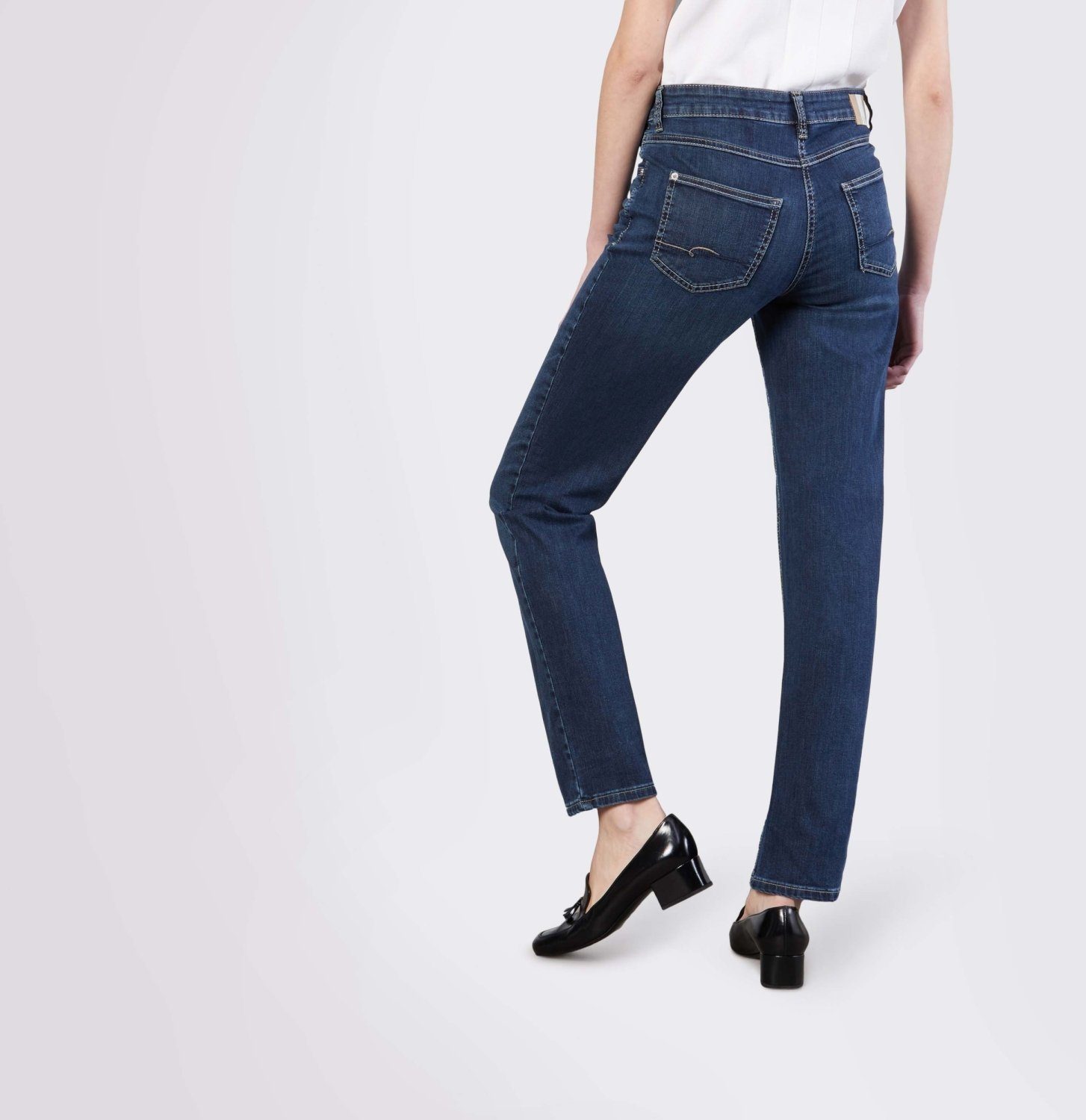MAC Straight-Jeans blau MELANIE