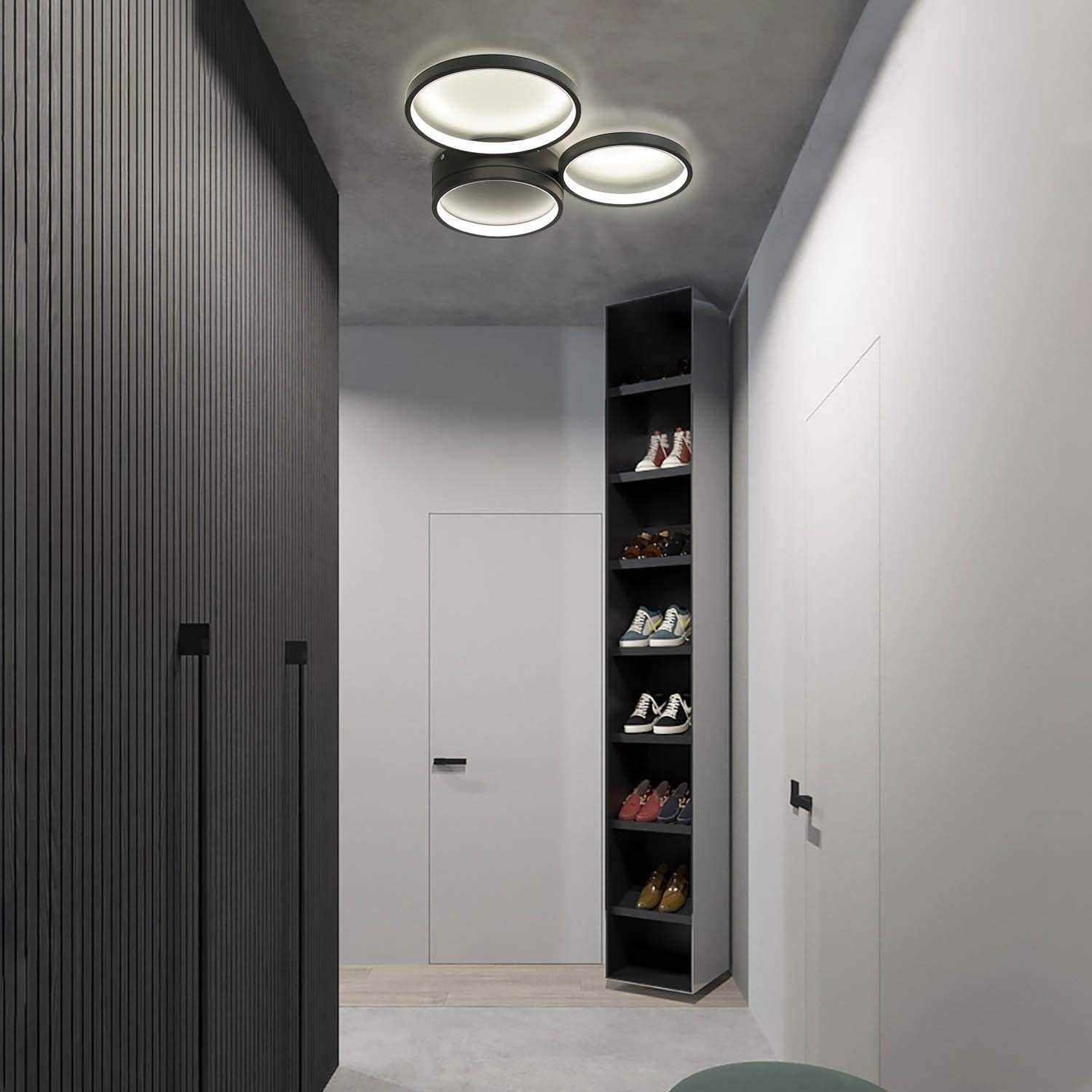 ZMH LED Deckenleuchte 3//4 Flammig Ring günstig online kaufen