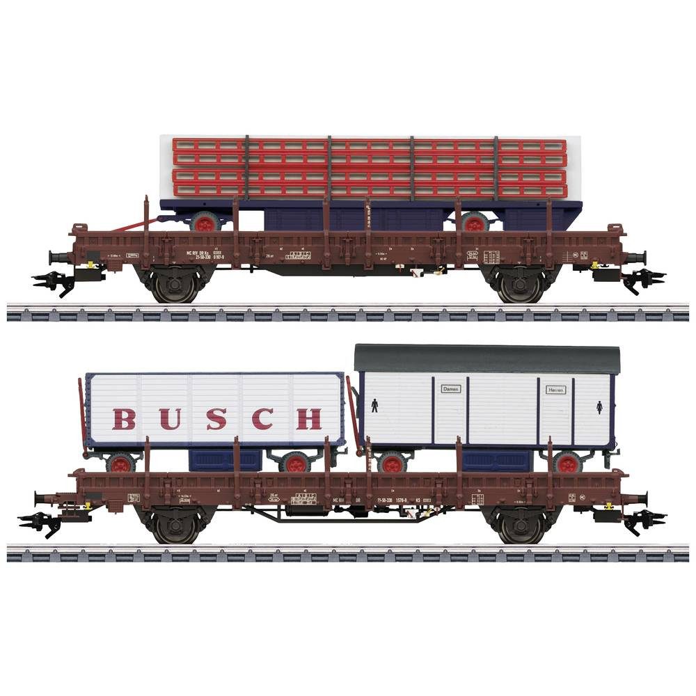 Märklin Güterwagen H0 2er-Set Güterwagen Zirkus Busch der DR