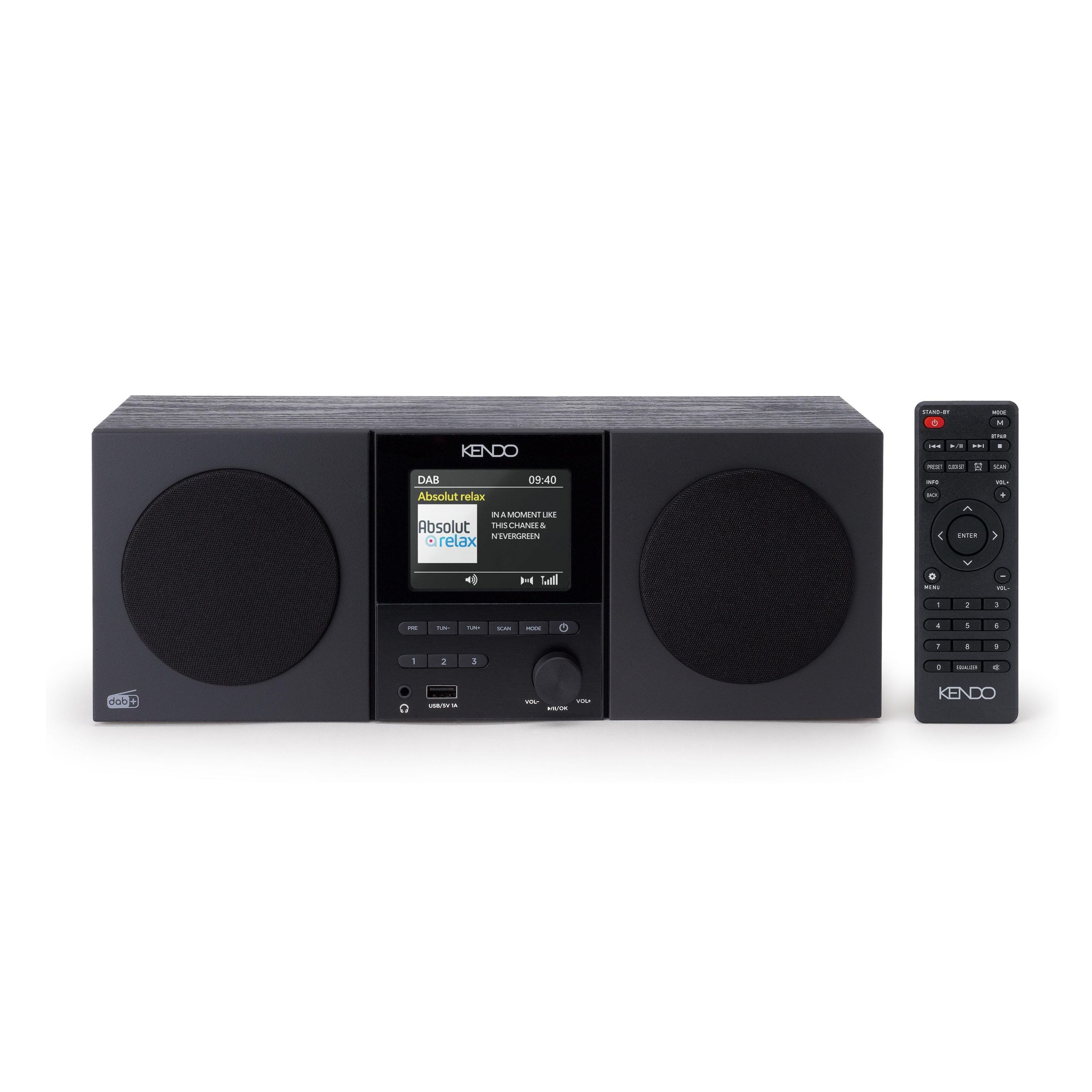 Kendo 25EX Digitalradio (DAB) (DAB Radio XL mit großem Display und DAB)