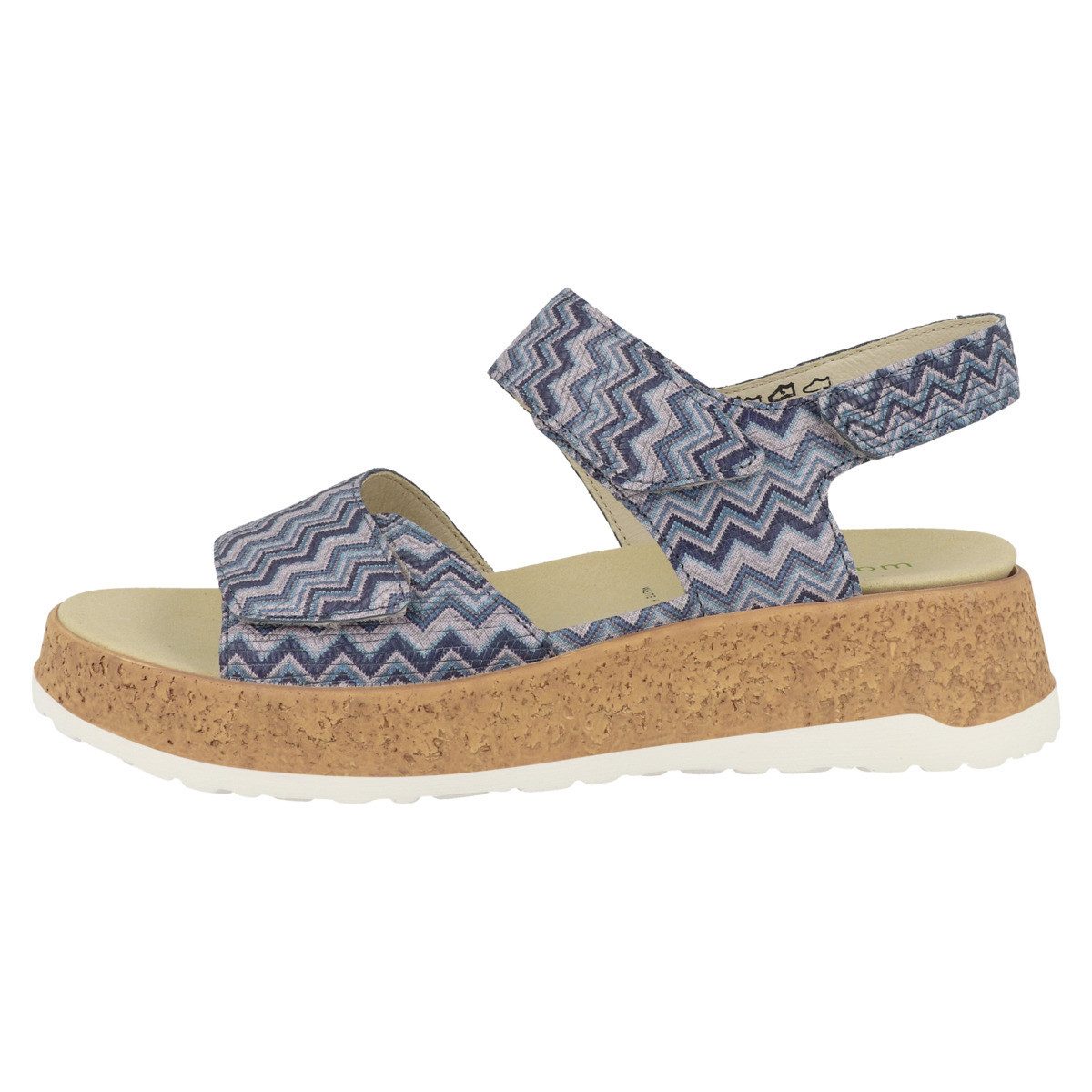 Waldläufer H-Libby Damen Sandale Sandaletten, Sommerschuhe, Badeschuhe, Riemchen, Schlappen