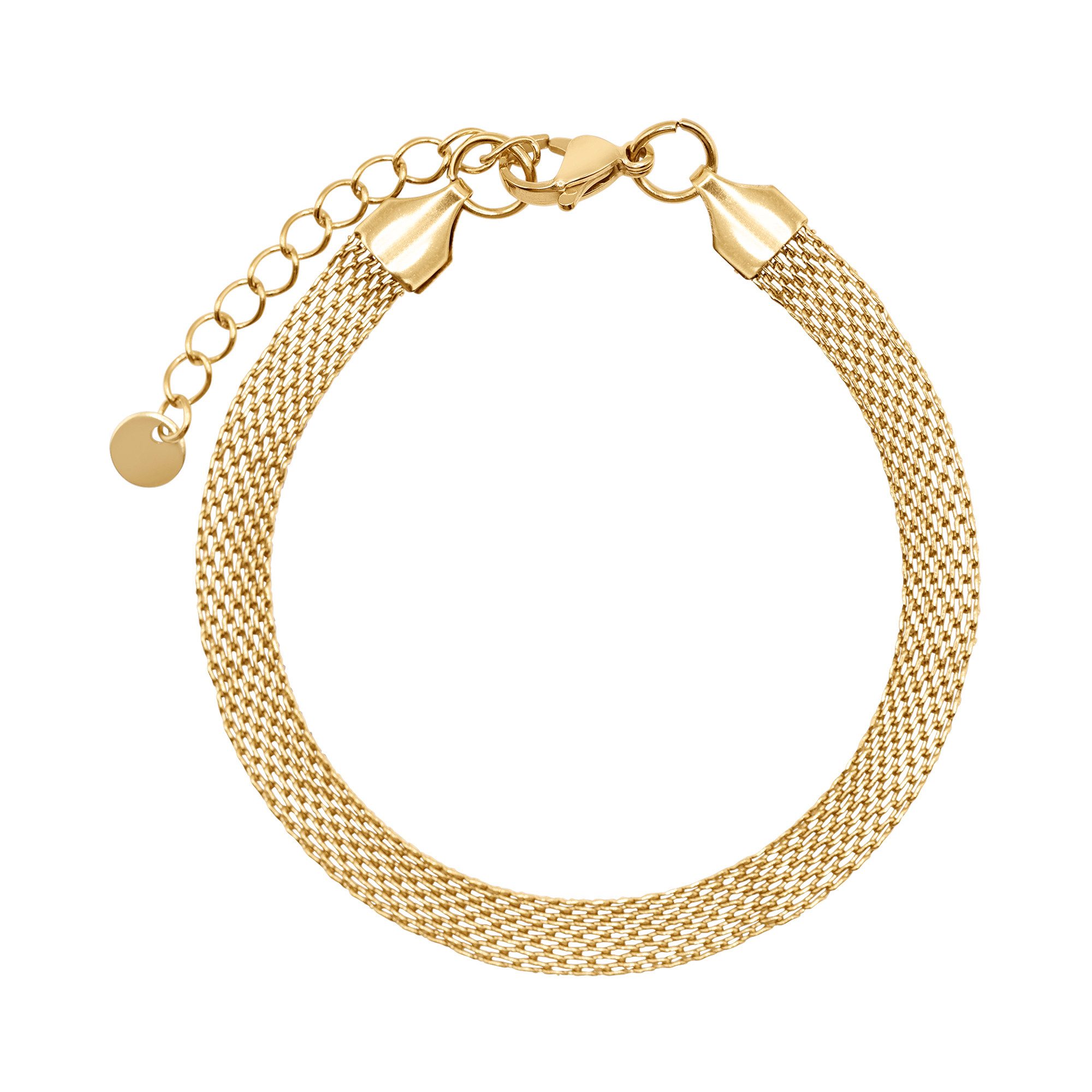 Heideman Armband Aruna goldfarben (Armband, inkl. Geschenkverpackung), Milanaise Armband Damen