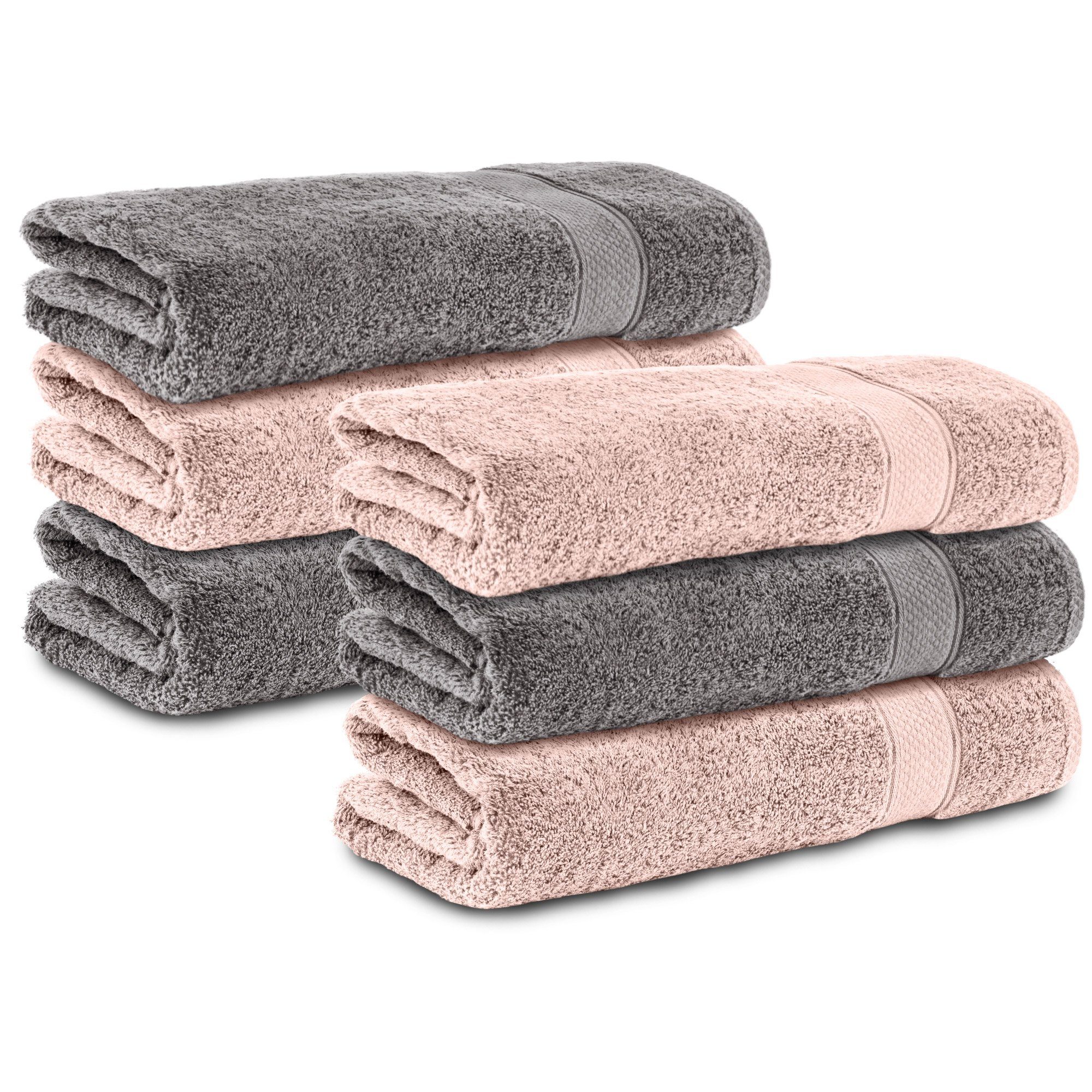 Komfortec Badetücher 100% Baumwolle, 470 g/m², günstig online kaufen