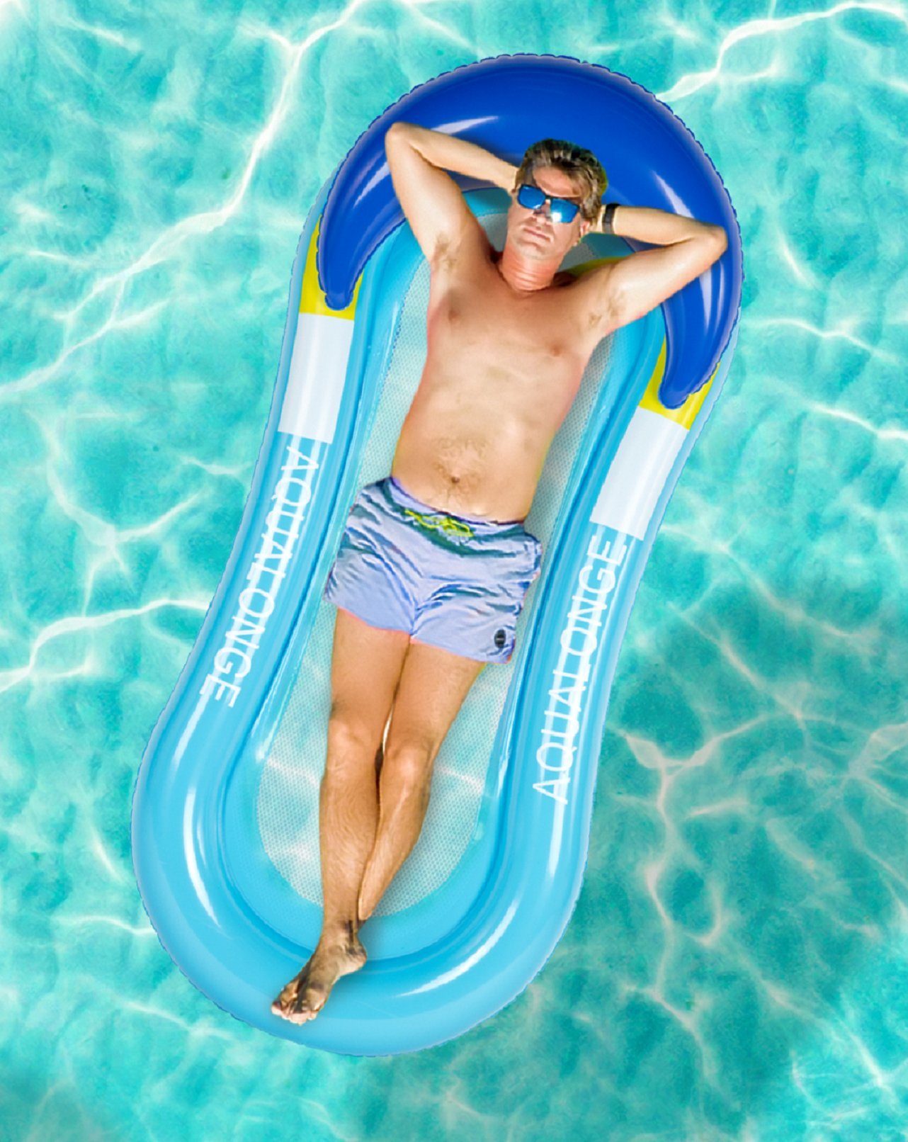 Haushalt International Luftmatratze Wasserhängematte, Aufblasbare Kopfstütz günstig online kaufen