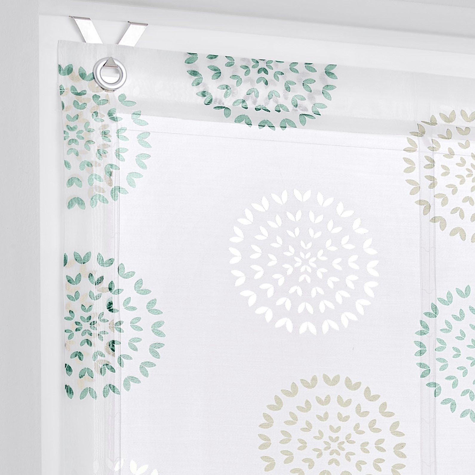 Kutti Raffrollo Bella, mit Hakenaufhängung, ohne Bohren, freihängend, weiß, günstig online kaufen