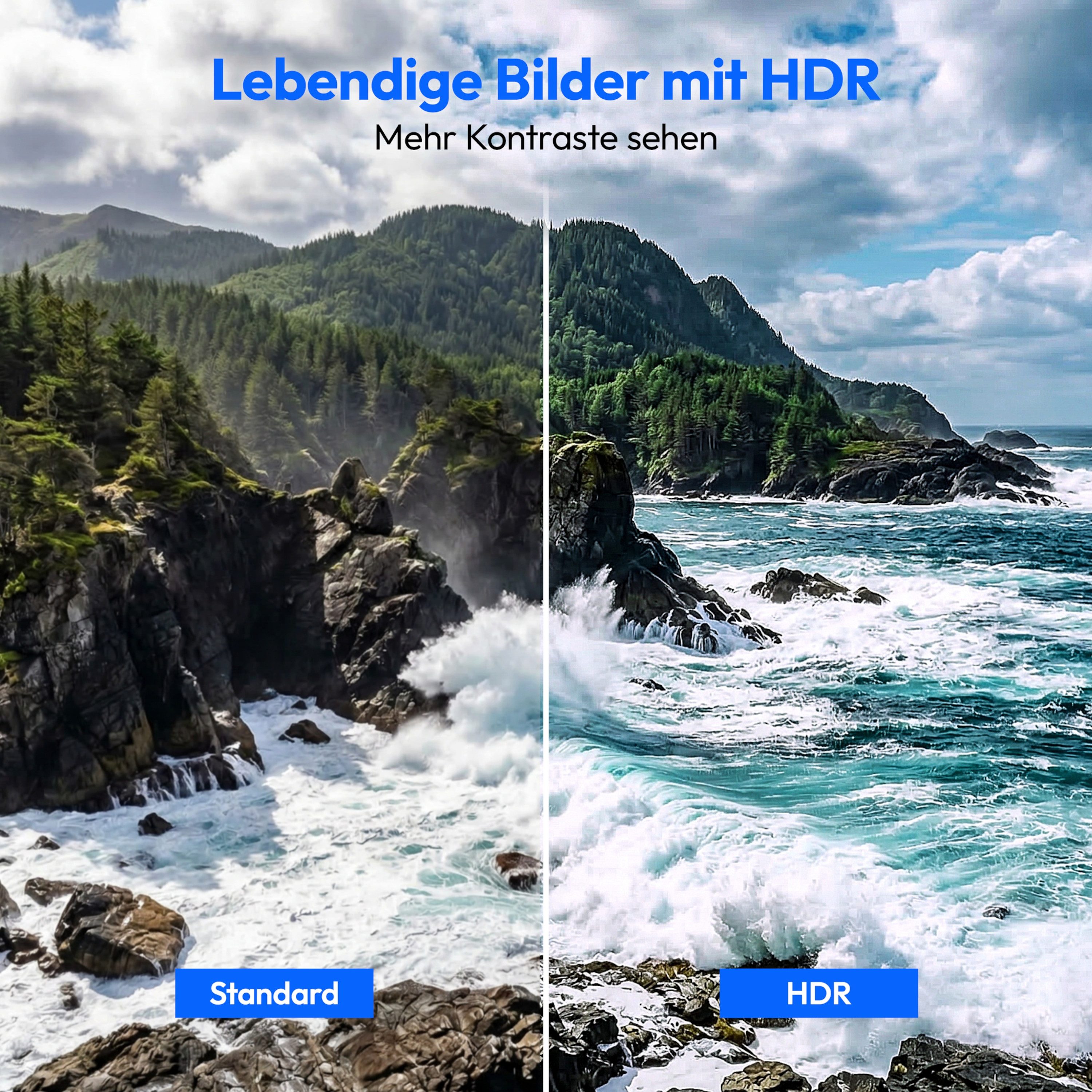 Medion® MD840100 LCD-LED Fernseher (100.3 cm/40 Zoll, 1080p Full HD, Android TV, HDR10, DTS HD, Virtual X, Playstore, Netflix, HBO Max, Prime Video)
