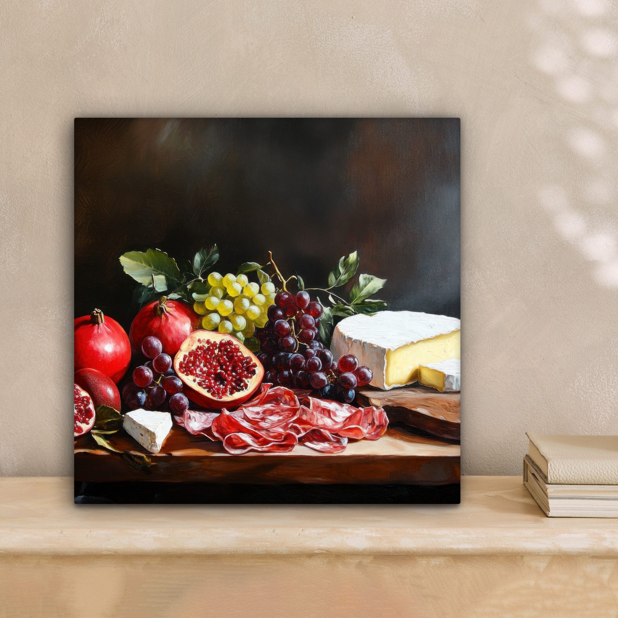 OneMillionCanvasses® Leinwandbild Trinktafel - Stilleben - günstig online kaufen