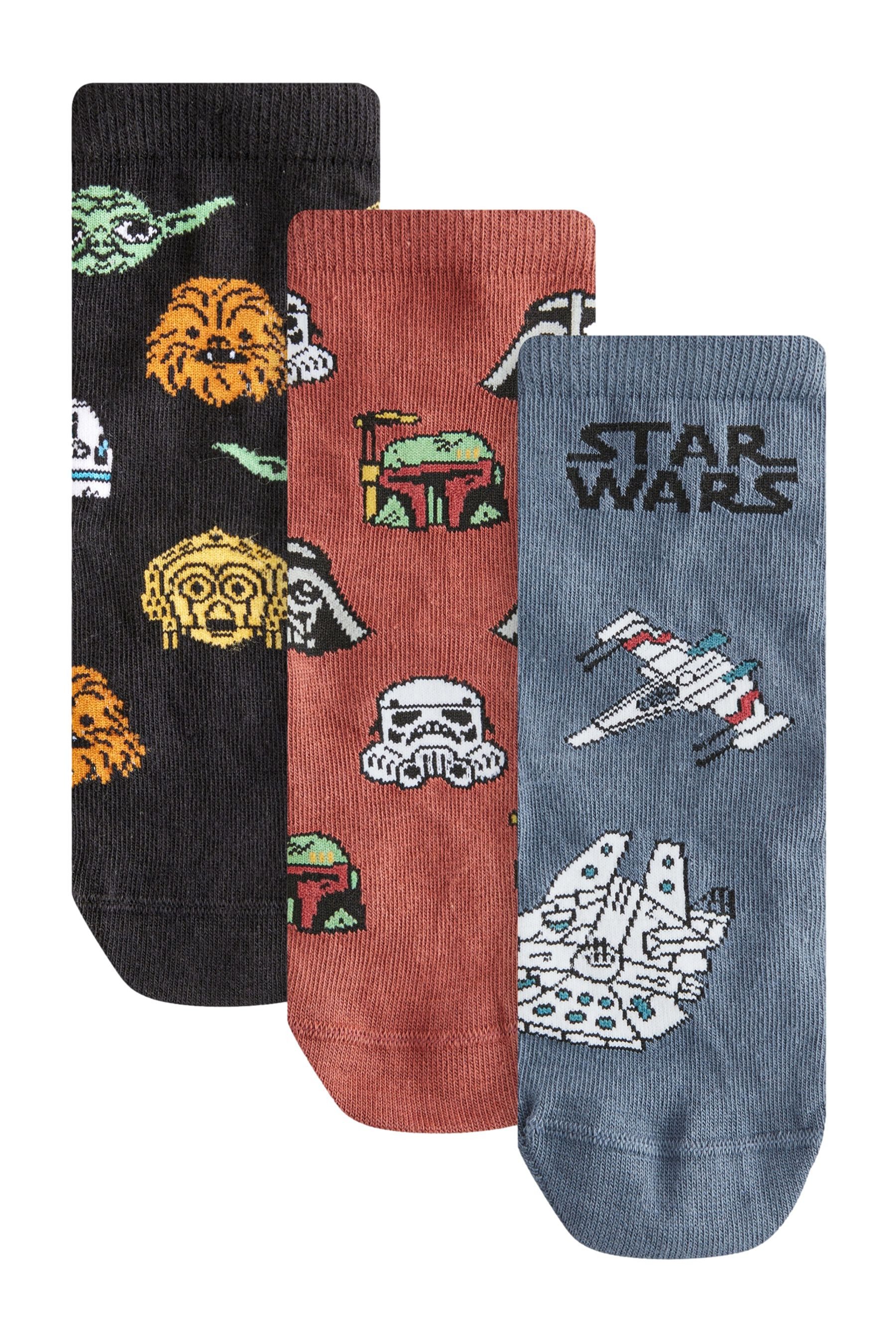 Kurzsocken Lizenzierte Socken mit Baumwollanteil, 3er-Pack
