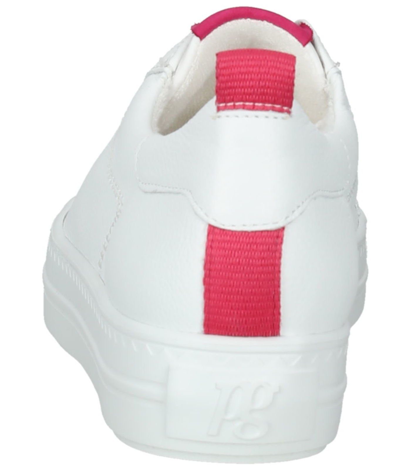 Paul Green Glattleder Weiß Sneaker Pink Sneaker