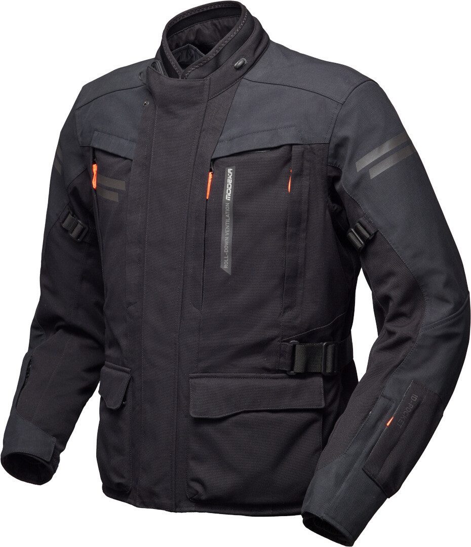 Modeka Motorradjacke Paneo LT wasserdichte Motorrad Textiljacke Wasserdicht protektoren wasserdichte