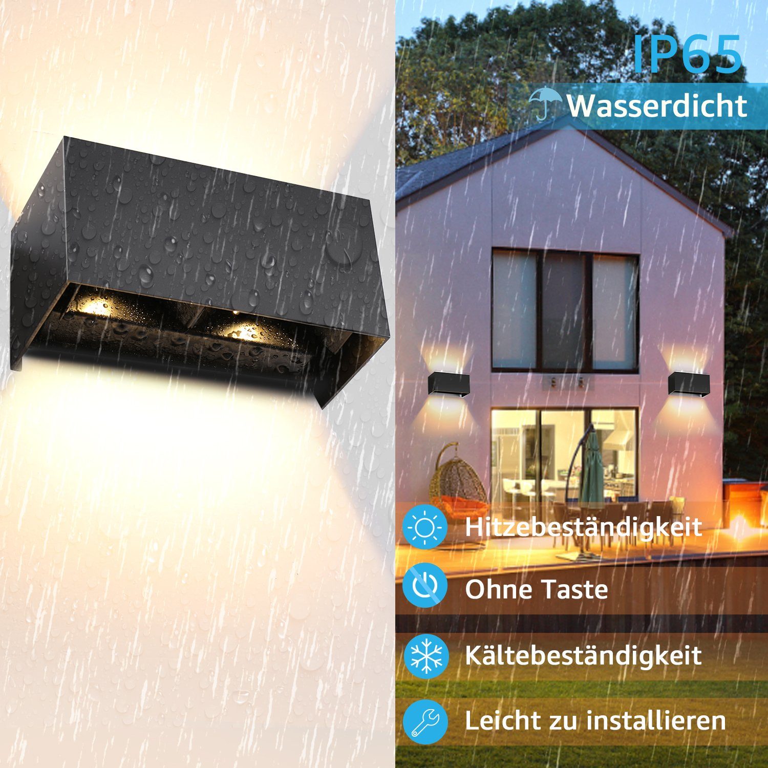 oyajia LED Wandleuchte 12W LED Wandleuchte günstig online kaufen