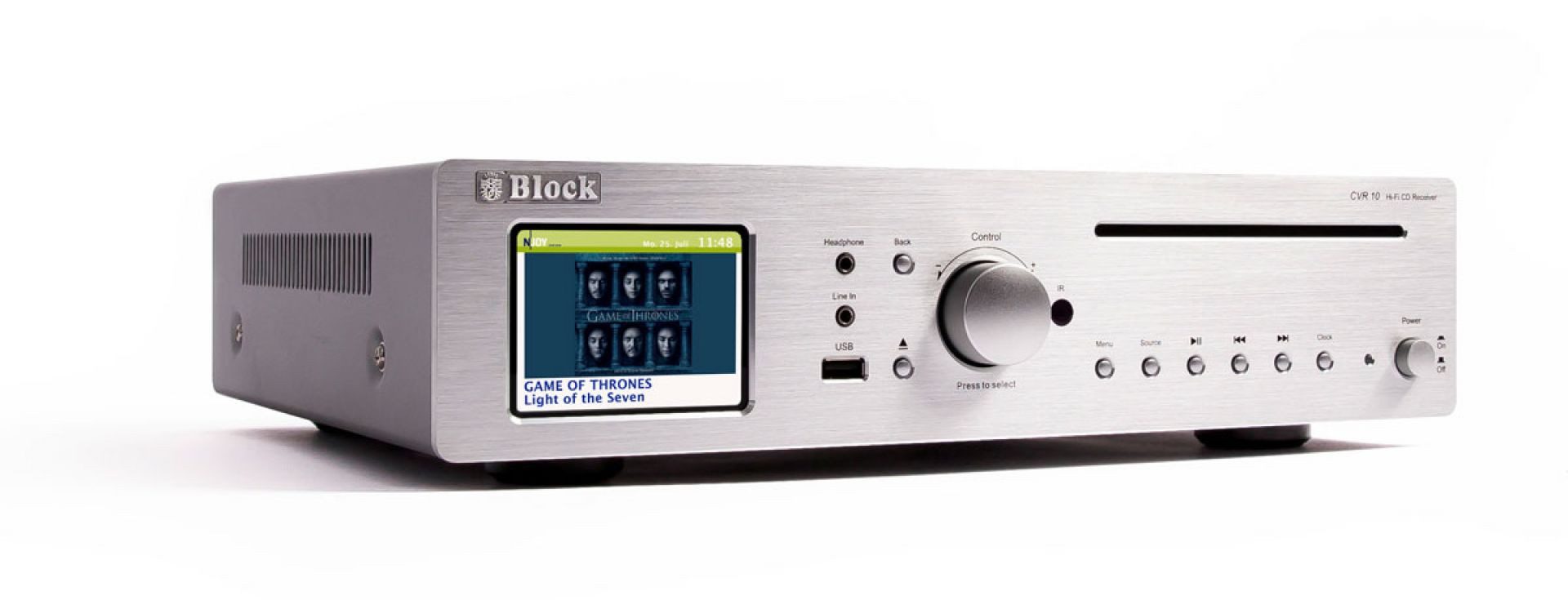 Block Block CVR-10 Internet-Receiver mit DAB+, Spotify & Bluetooth CD-Receiver