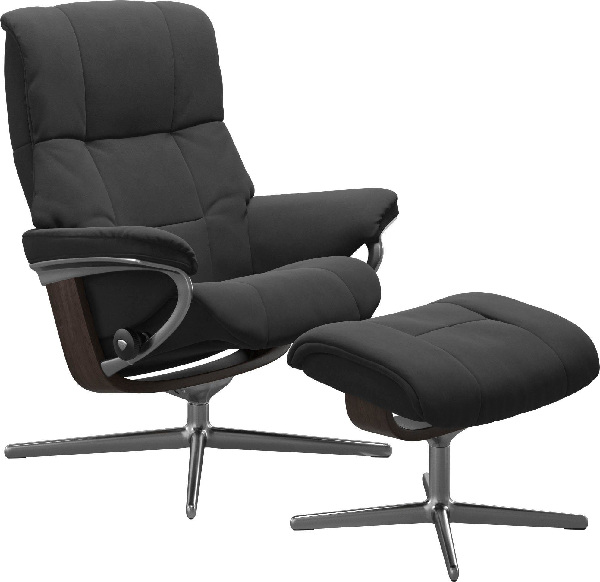 Stressless® Relaxsessel Mayfair, mit Cross Base, Größe S, M & L, Holzakzent Wenge
