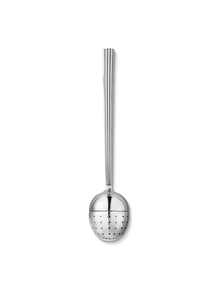 Georg Jensen Teesieb Bernadotte, 18/8 Edelstahl, (Packung)