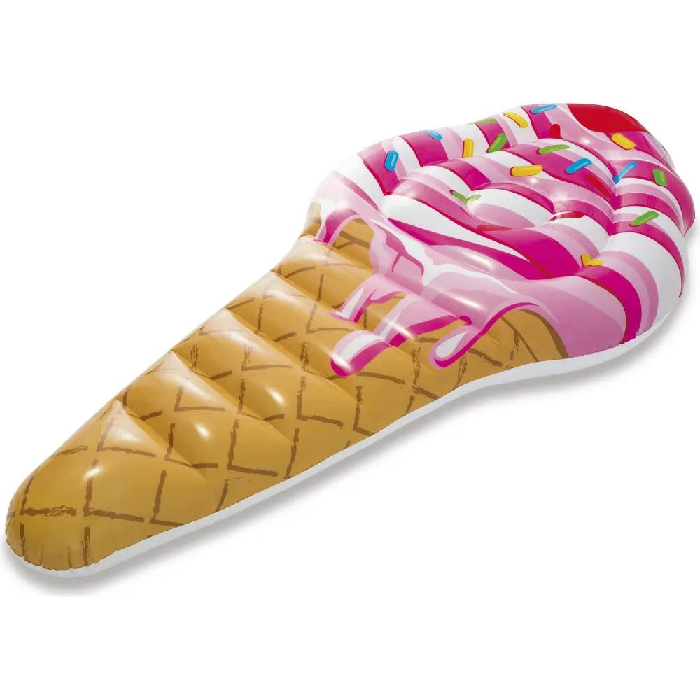 Luftmatratze Ice Cream Luftmatratze, Aufblasbare XXL Schwimmmatte, 224 x 107 cm