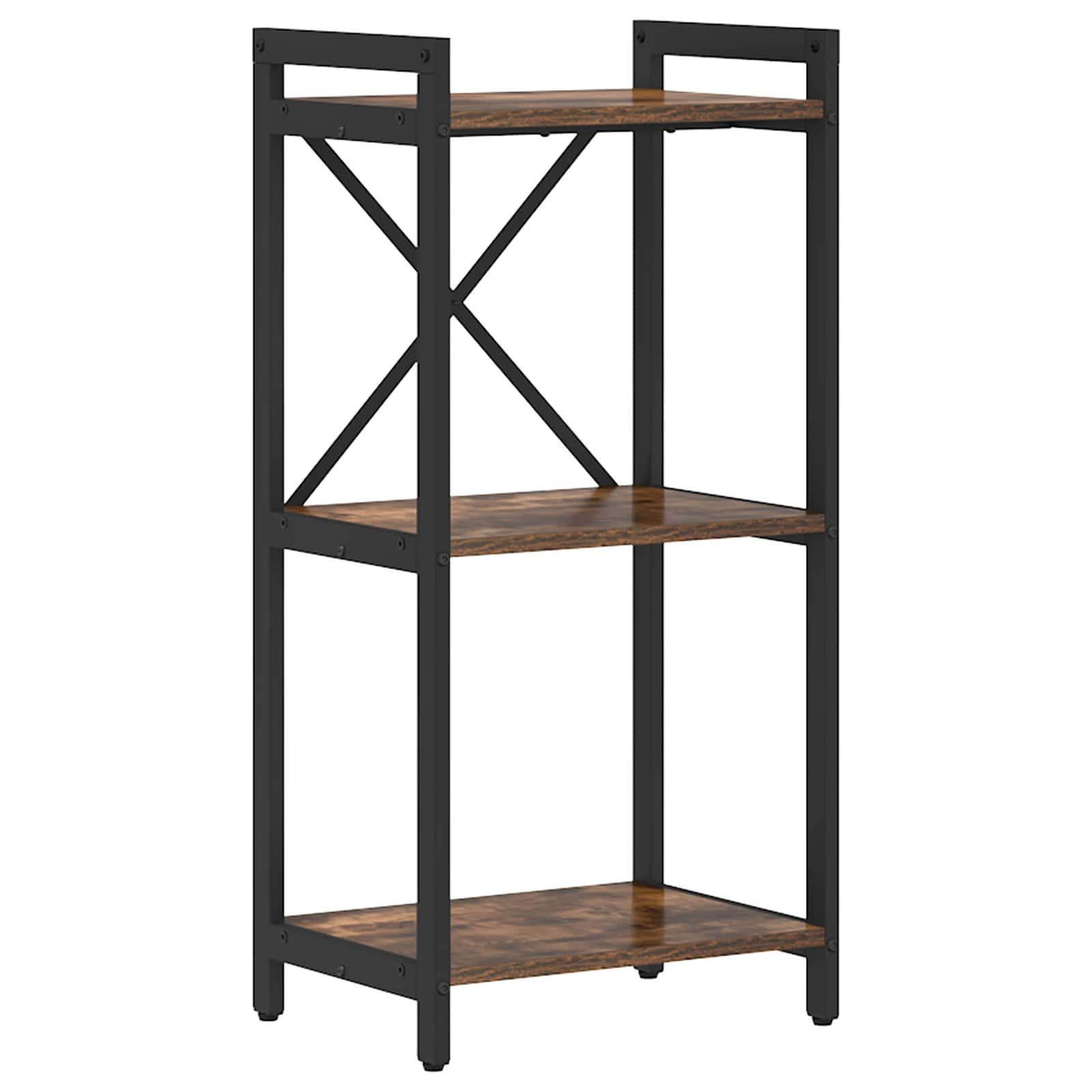 vidaXL Bücherregal Bücherregal Geräucherte Eiche 40 x 30 x 85 cm Holzwerkst günstig online kaufen