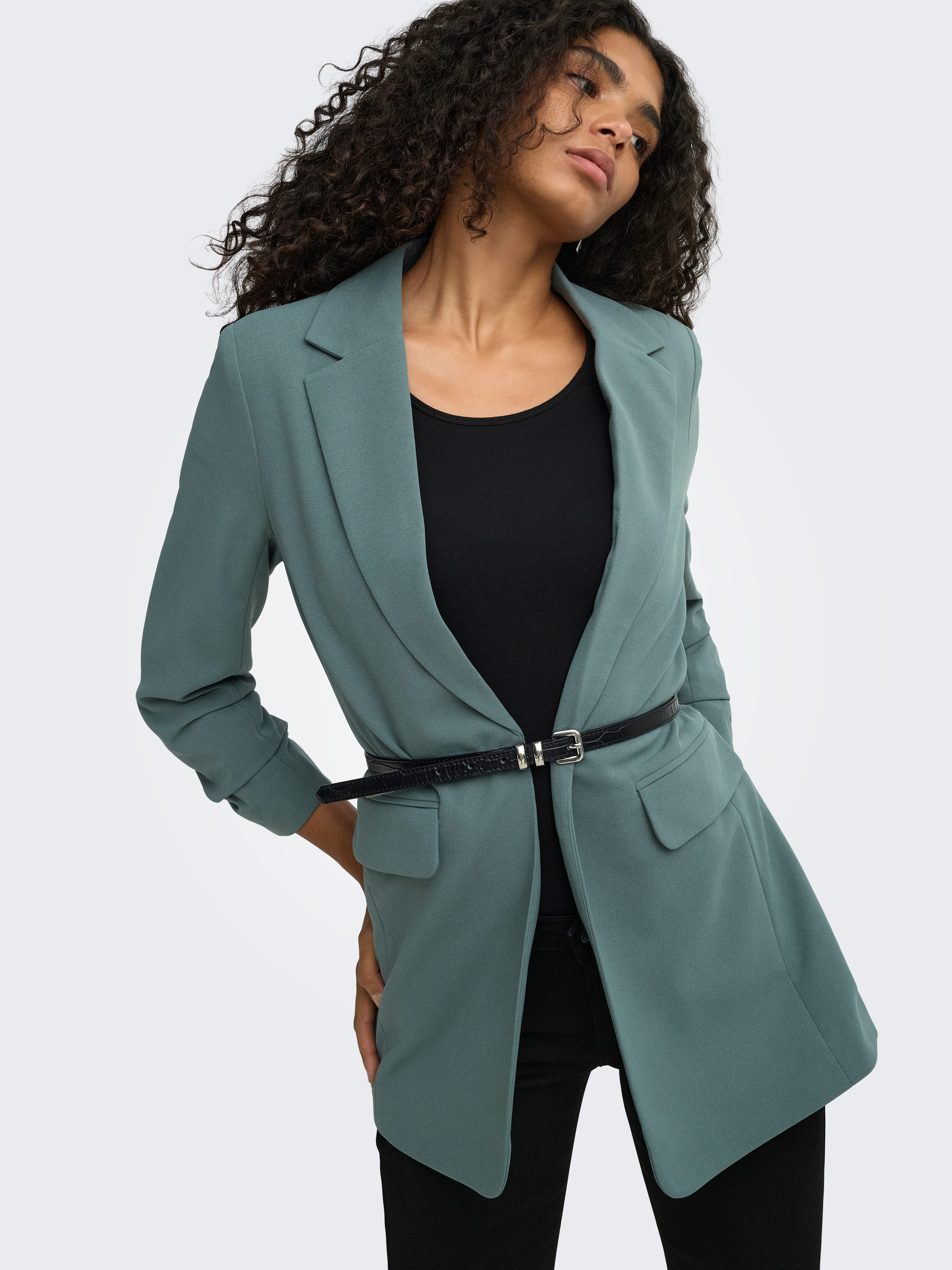 ONLY Longblazer ONLKALINA 3/4 OPEN BLAZER CC TLR Materialmix, loose fit