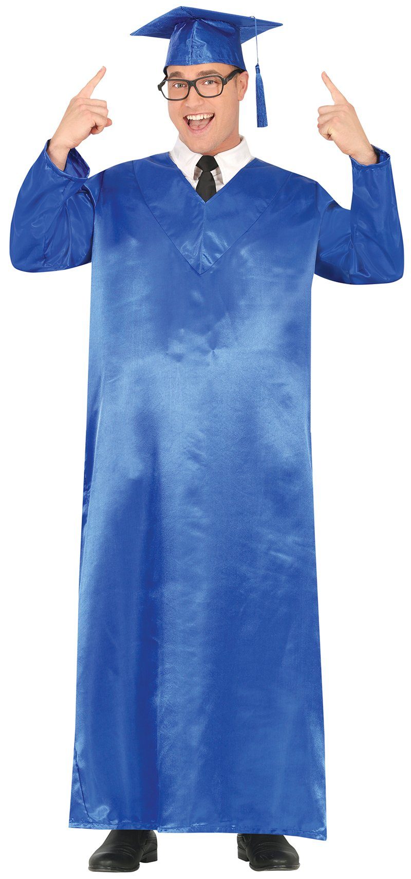 Fiestas Guirca Kostüm, Absolventen Outfit Blau für Erwachsene mit ...