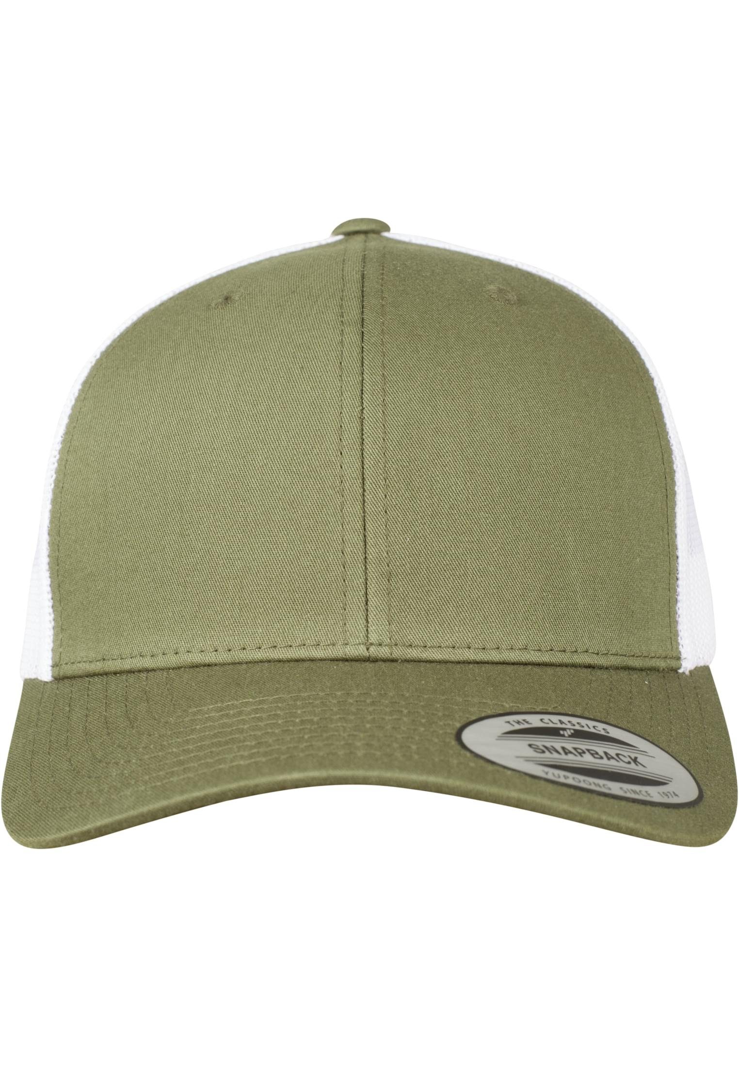 buck/white Retro Cap Flex Flexfit Accessoires Trucker 2-Tone