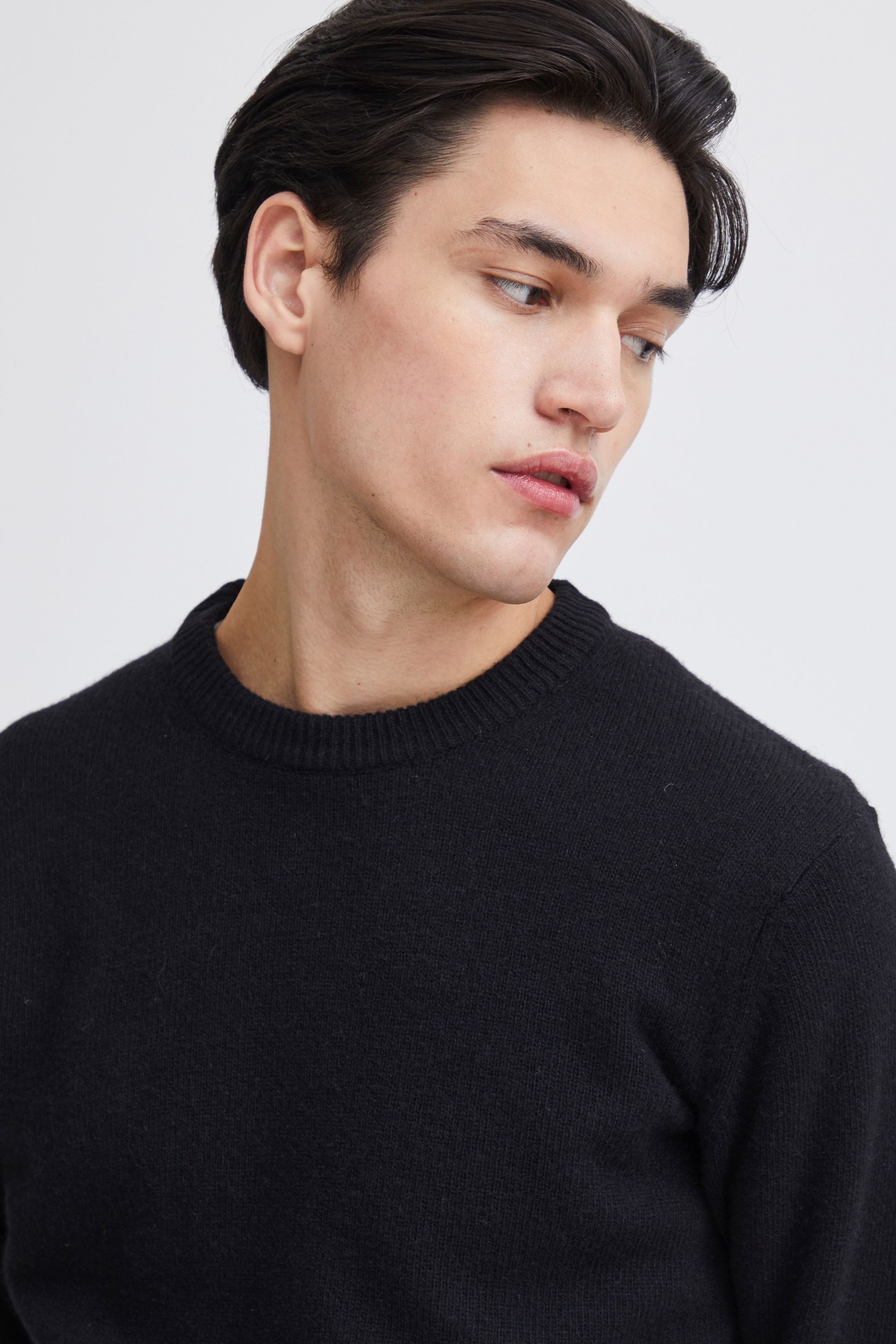 Casual Friday Rundhalspullover CFKarl Modischer Feinstrick-Pullover