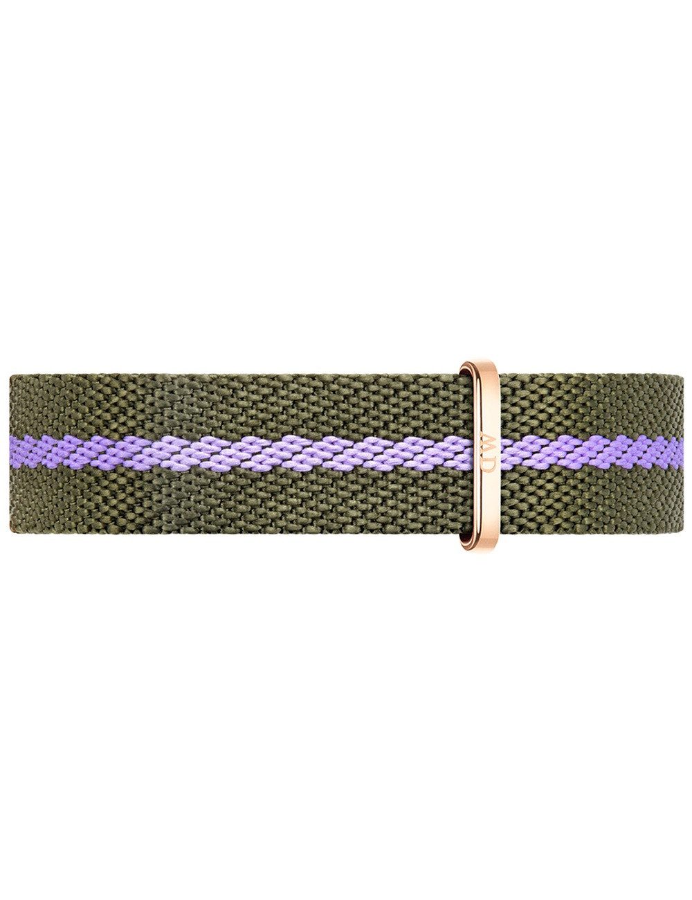 Daniel Wellington Quarzuhr Daniel Wellington DW00100680 Damenuhr Iconic NATO Green/Purple 28mm 3A Daniel Wellington DW00100680 Damenuhr Iconic NATO Green/Purple 28mm 3ATM