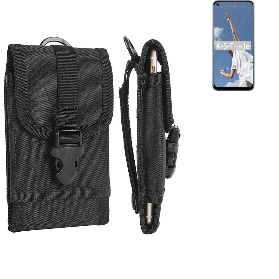 K-S-Trade Handyhülle für Oppo A52, Holster Handy Hülle Holster Handytasche Gürtel Tasche Schutz