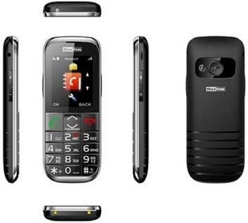 Maxcom Multi-Media Handy micro-SIM (5,6 cm (2,2 Zoll) Farbdisplay, 0,3M Seniorenhandy