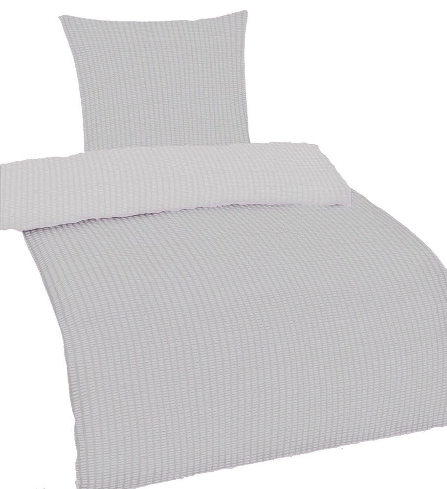 Casa Colori Bettwäsche Seersucker 135x200 Reißverschluss günstig online kaufen