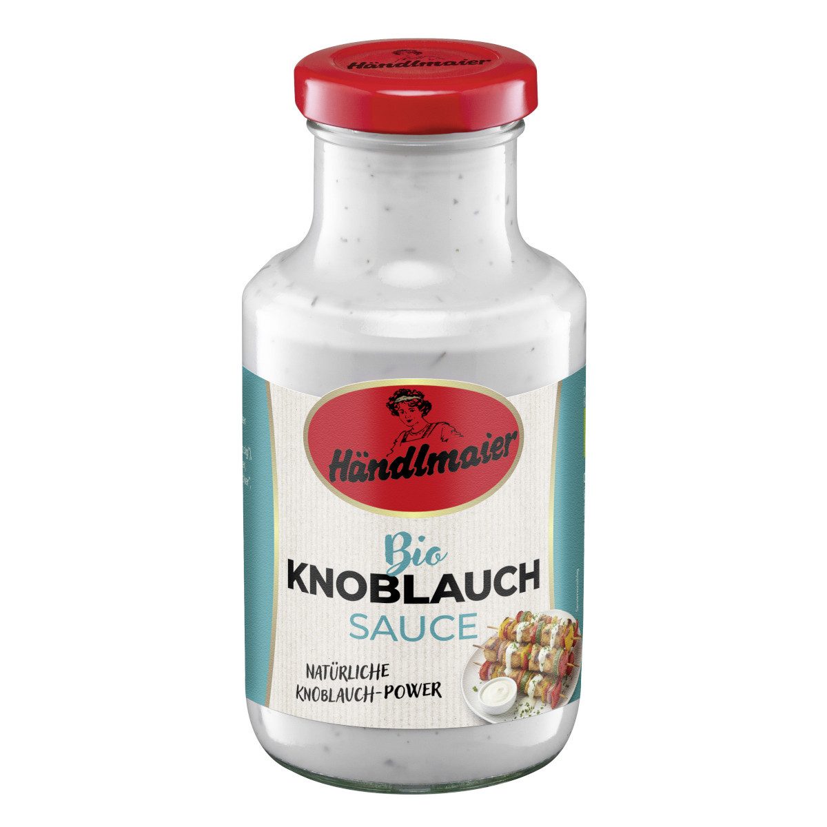Händlmaier Saucen, Händlmaier Bio Knoblauch Sauce cremige Konsistenz Packung 250ml