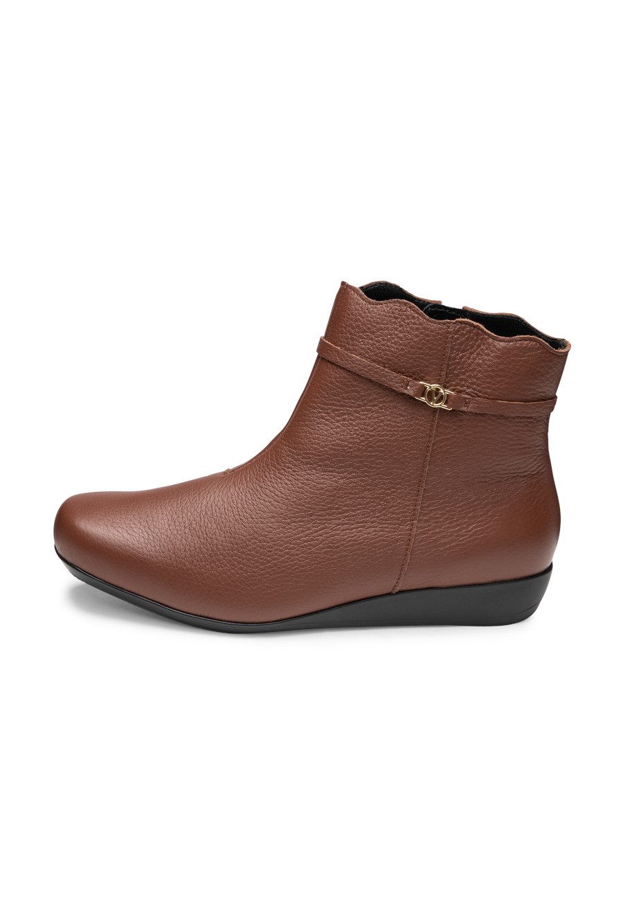 vitaform Damen Stiefeletten Hirschleder Stiefelette