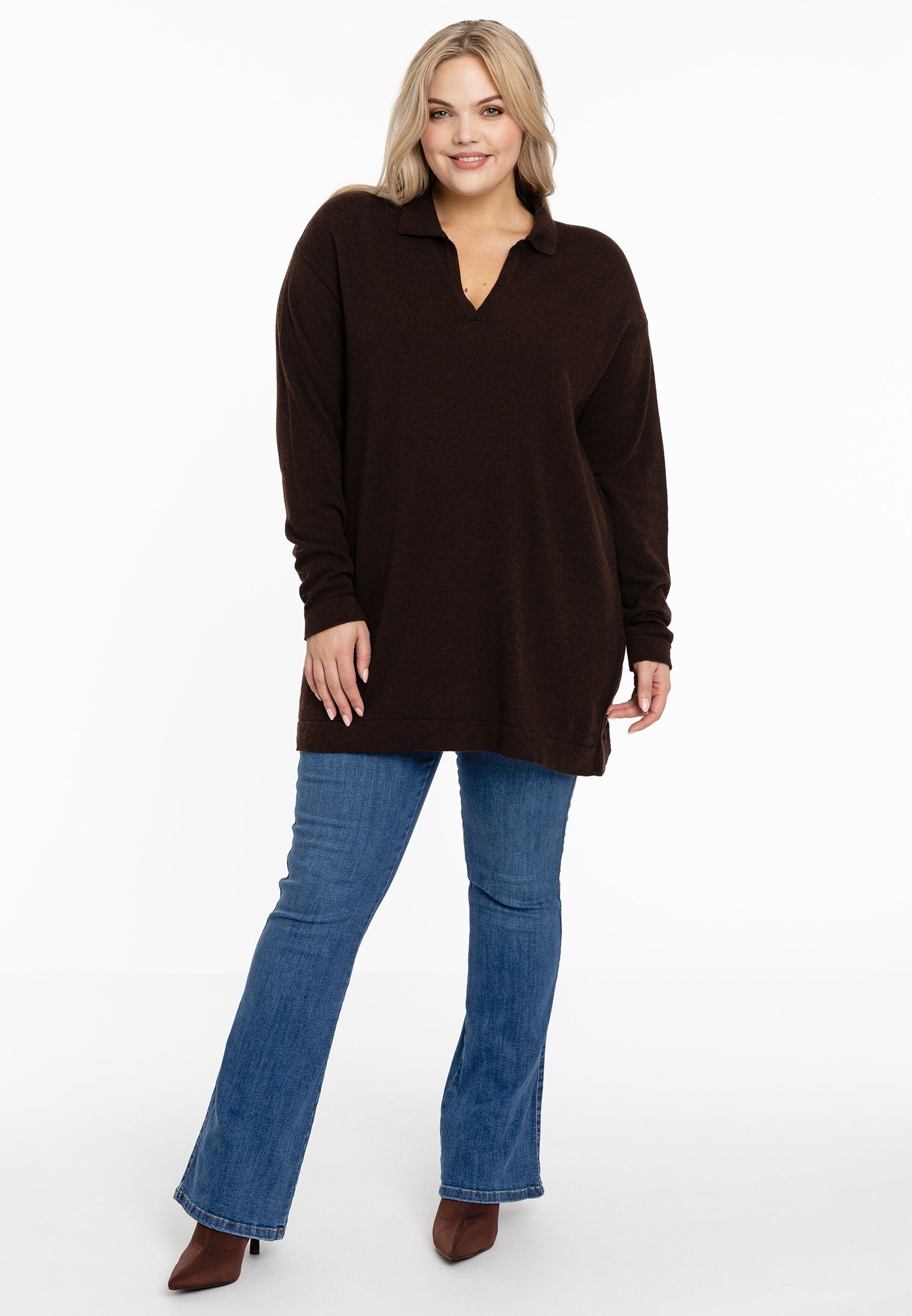 YOEK Longpullover Damen Pullover Große Größen günstig online kaufen