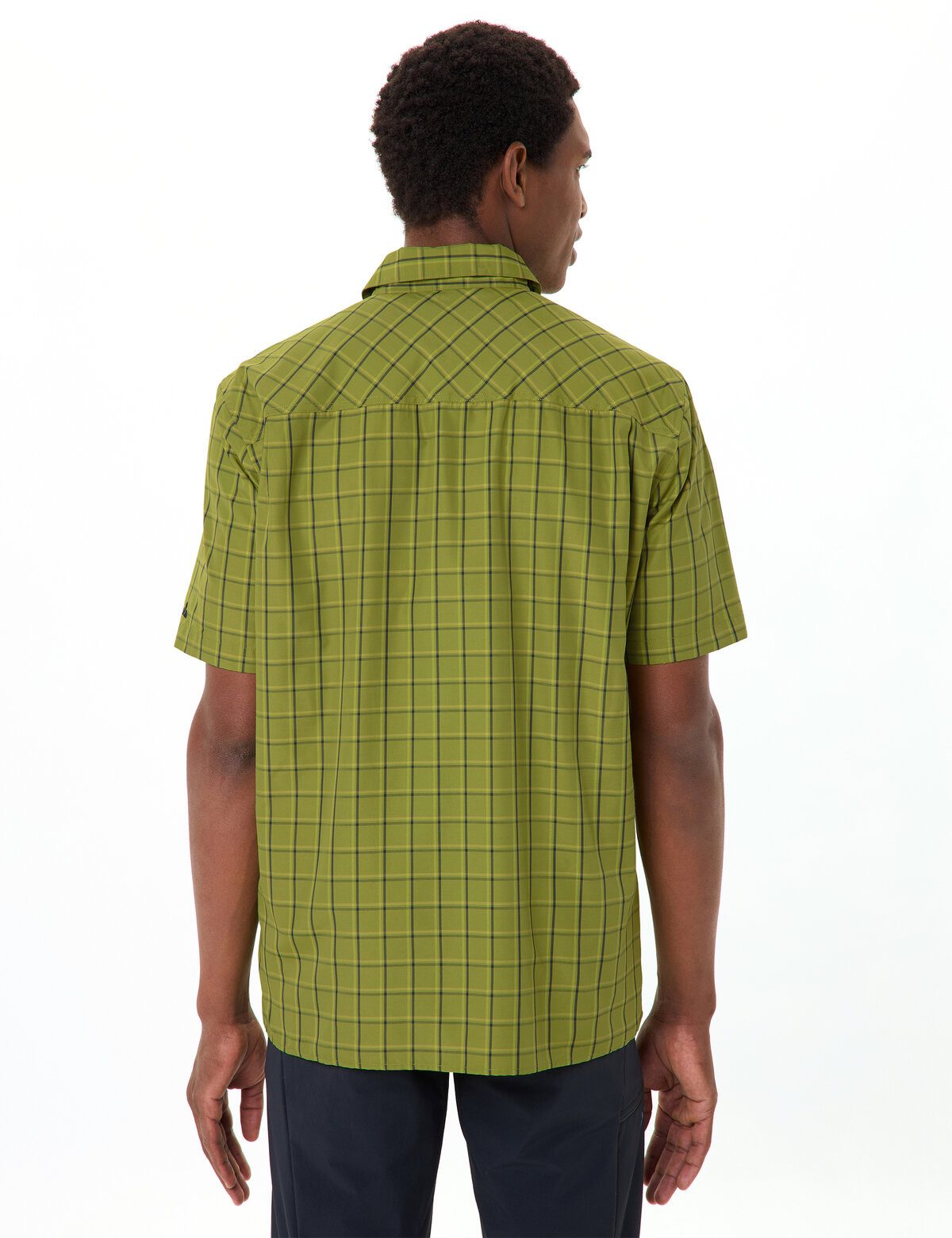 VAUDE Kurzarmhemd MEN'S ALBSTEIG SHIRT III Kurzarm, aus Lyocell und Polyester, mit Knopfleiste