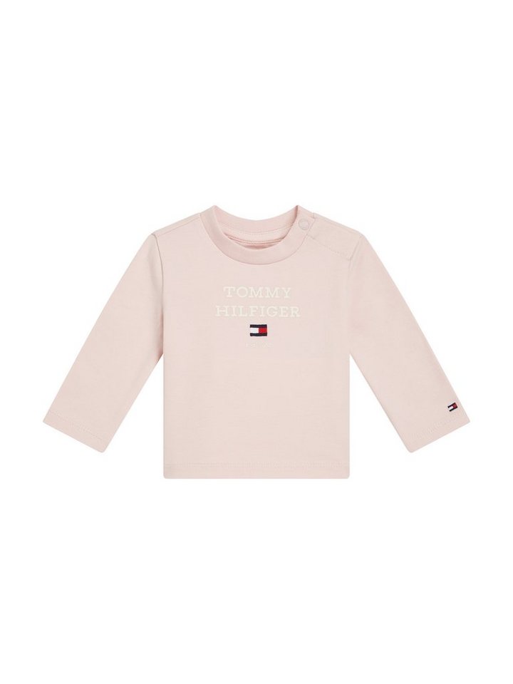 Tommy Hilfiger Langarmshirt BABY TH LOGO TEE L/S mit Logoschriftzug