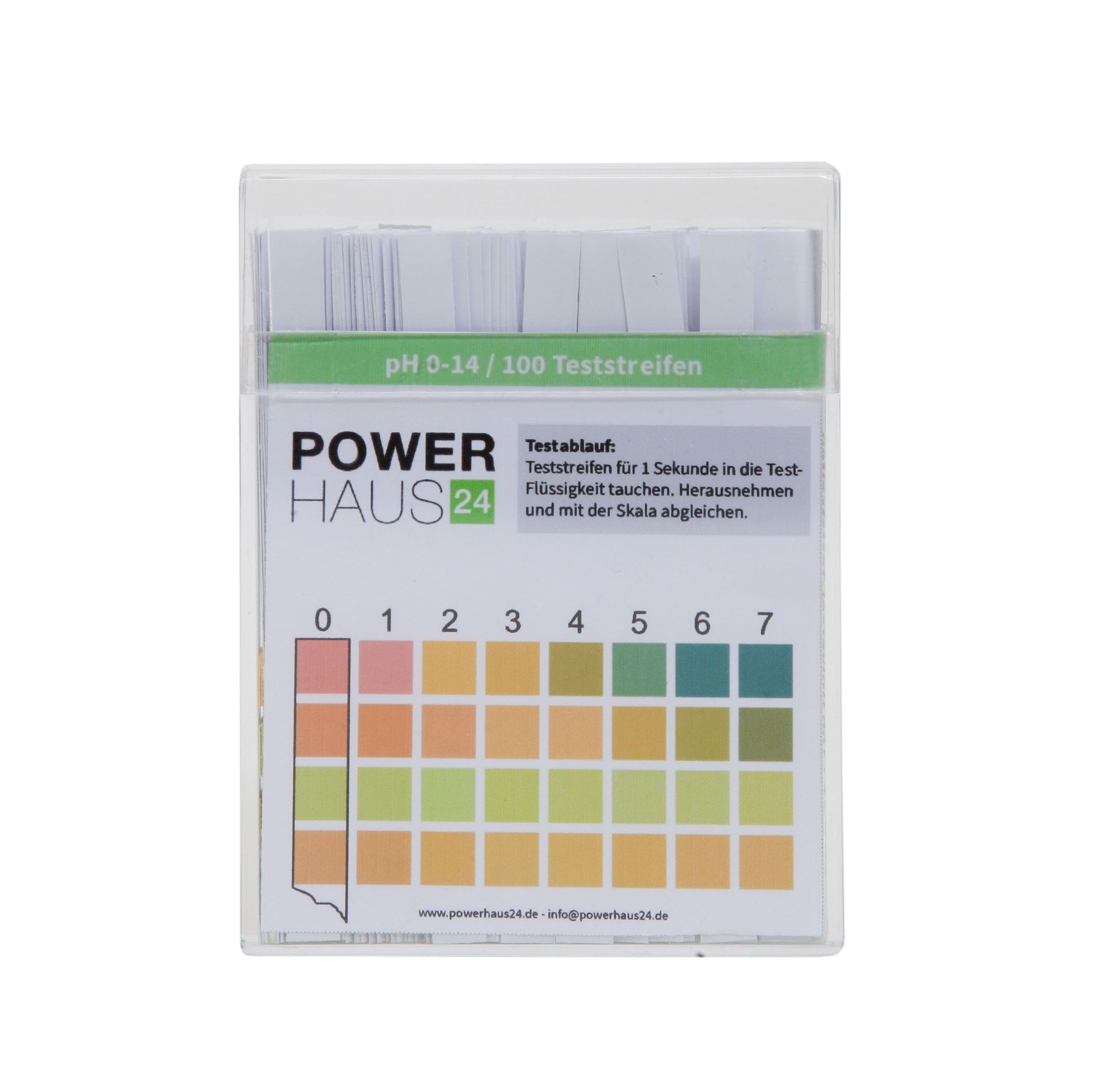 Keksdose POWERHAUS24 Wasser pH Teststreifen, Messbereich, Metal