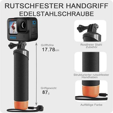 GelldG Selfie-Stick Wasserdichter Einbeinstativ, schwimmender Handgriff für Go Pro Hero