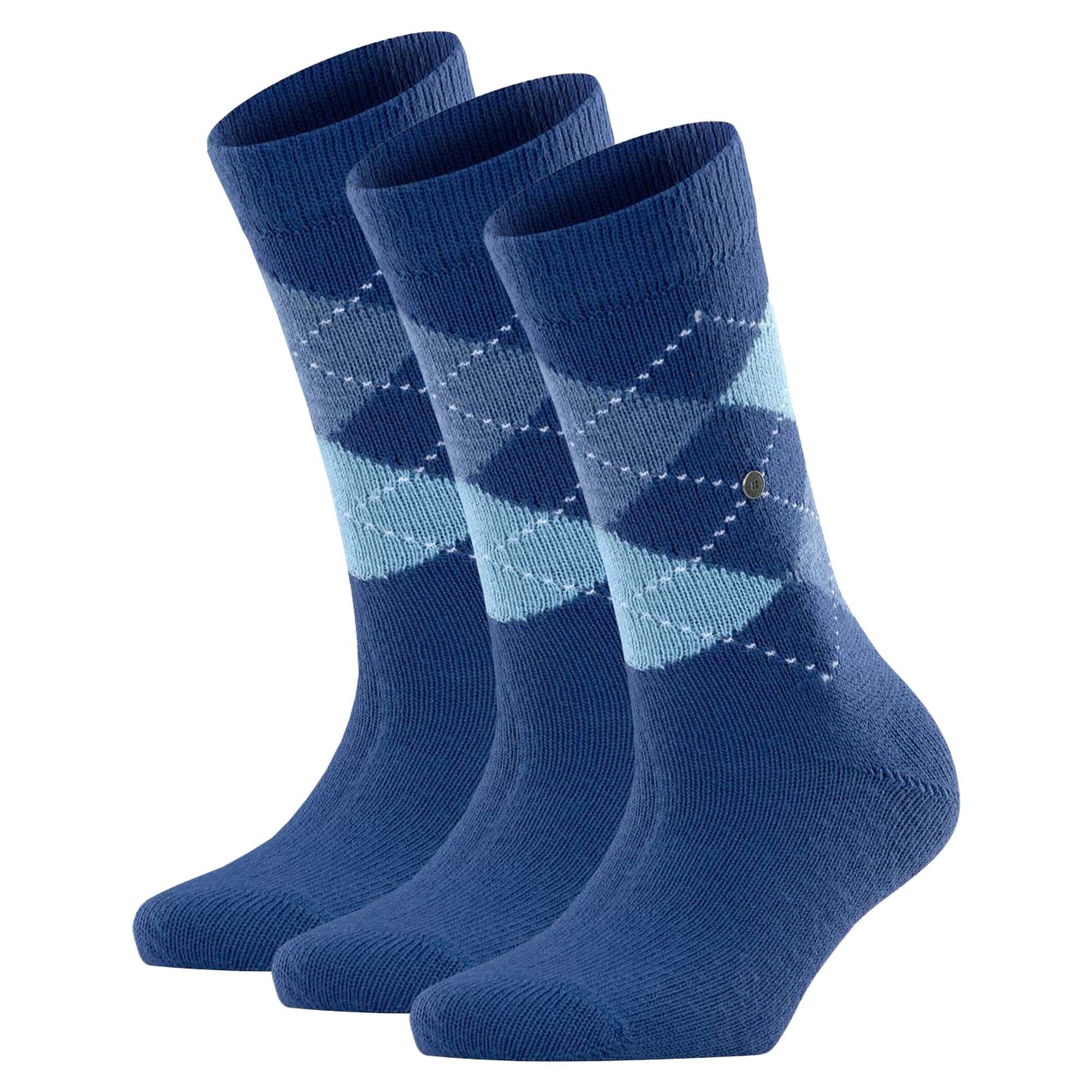 Kurzsocken Damen Socken 3er Pack Synthetisch WHITBY