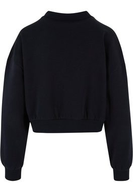 URBAN CLASSICS Sweater Urban Classics Damen Ladies Cropped V-Neck