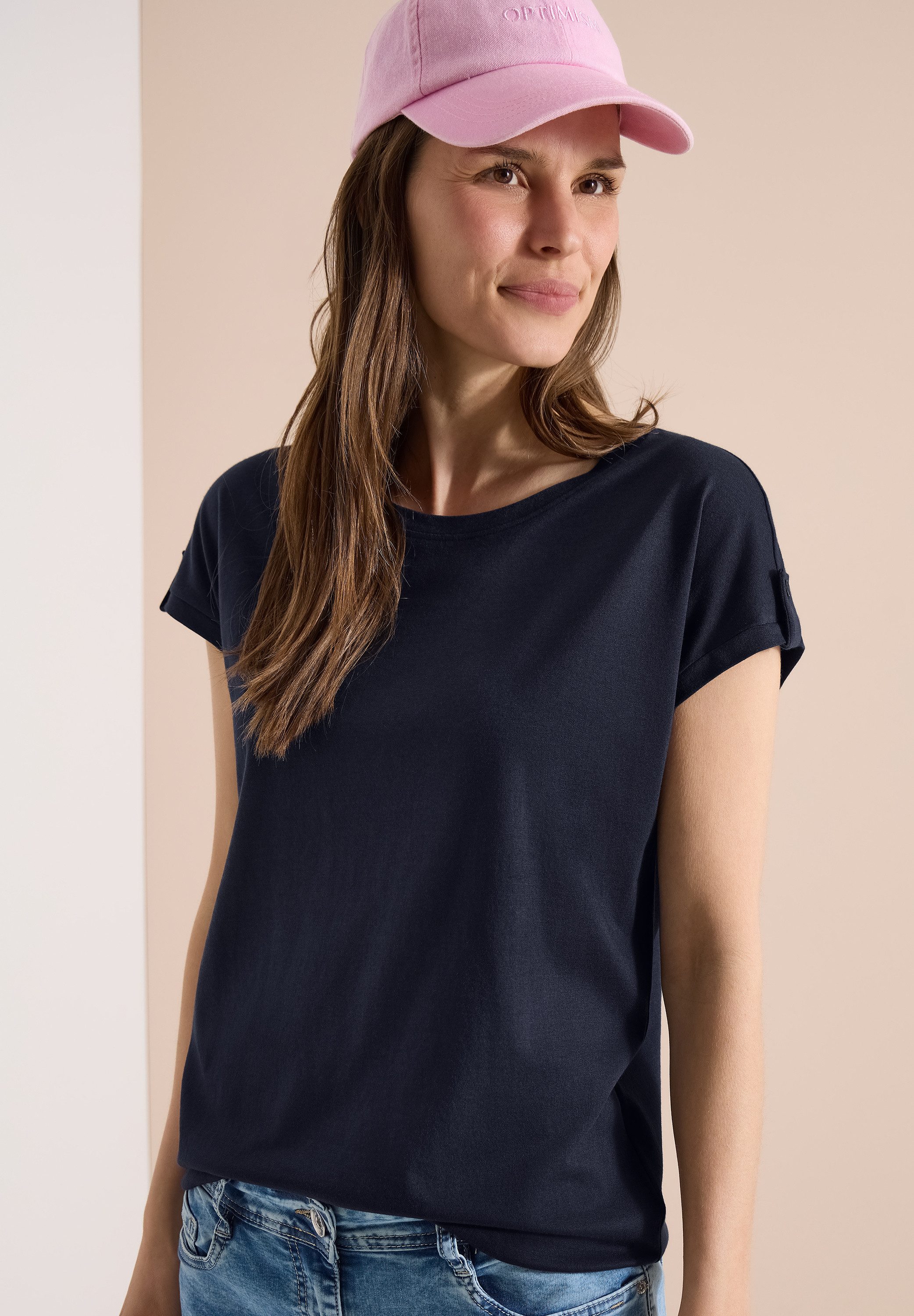 CECIL T-Shirt mit Rundhalsausschnitt