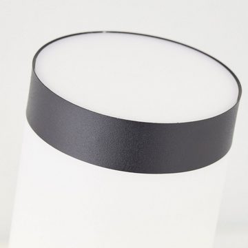 Lightbox Außen-Wandleuchte, Bewegungsmelder, ohne Leuchtmittel, Haustürleuchte, 40 x 8 x 17 cm, Metall/Kunststoff, schwarz