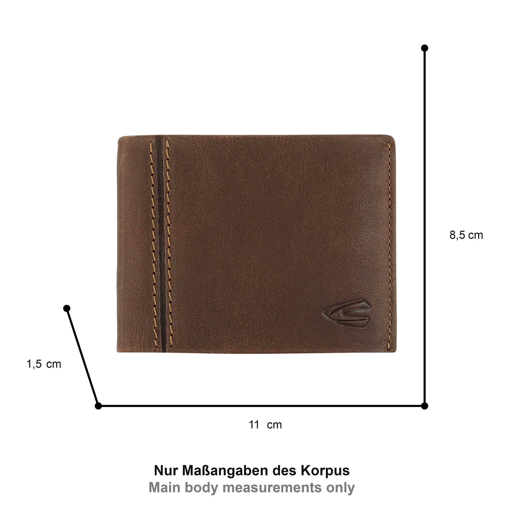 camel active Geldbörse Bilbao, aus weichem hochwertigem Rindsleder mit RFID günstig online kaufen