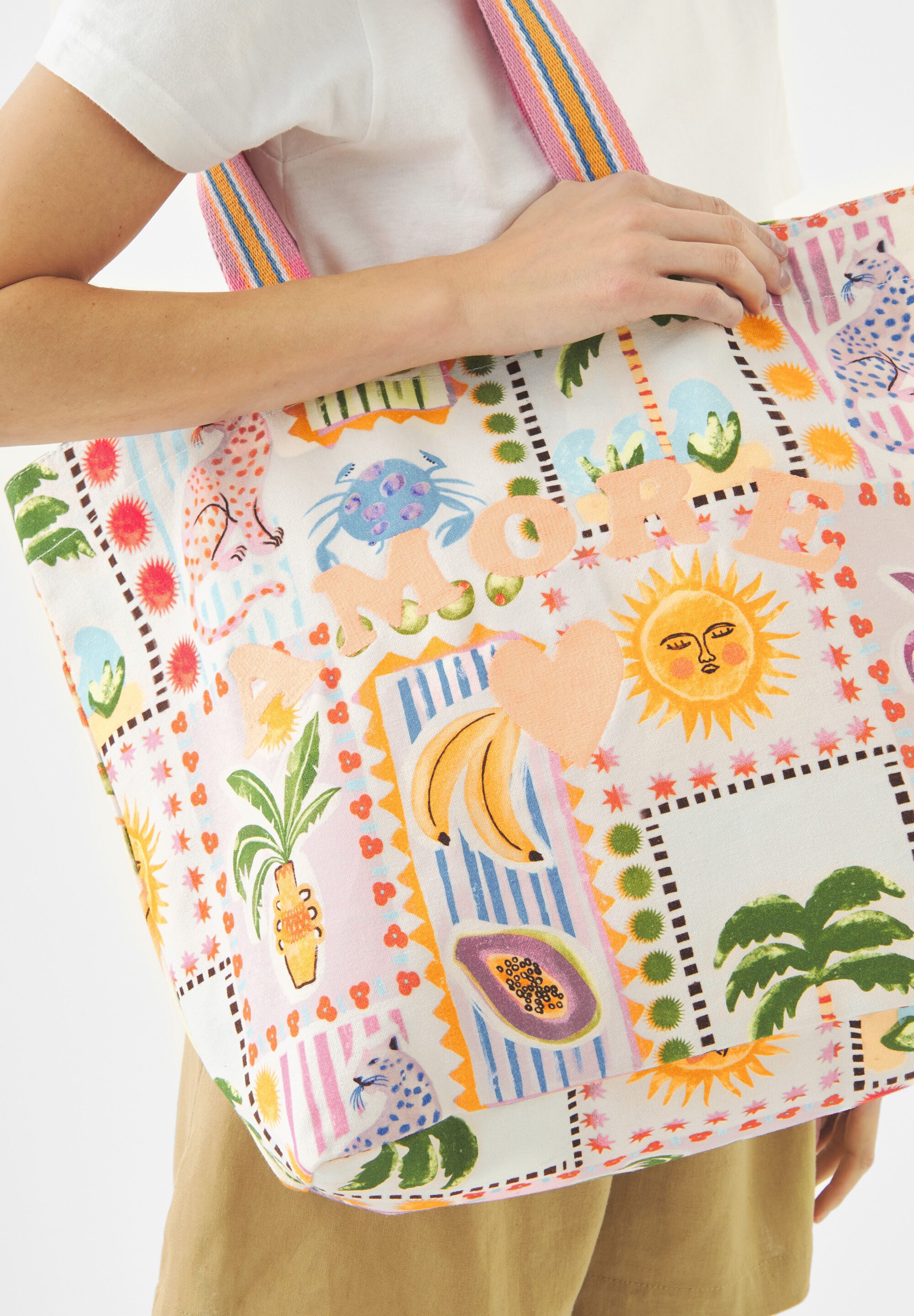Codello Shopper, Canvas-Stickerei